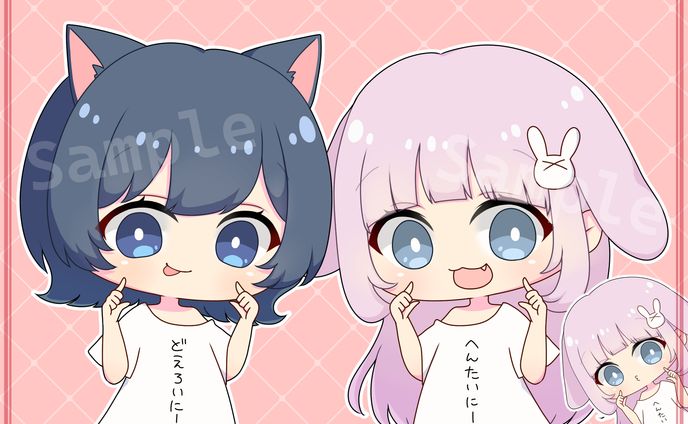 まあちゃん様アイコン＆フライヤー用イラスト