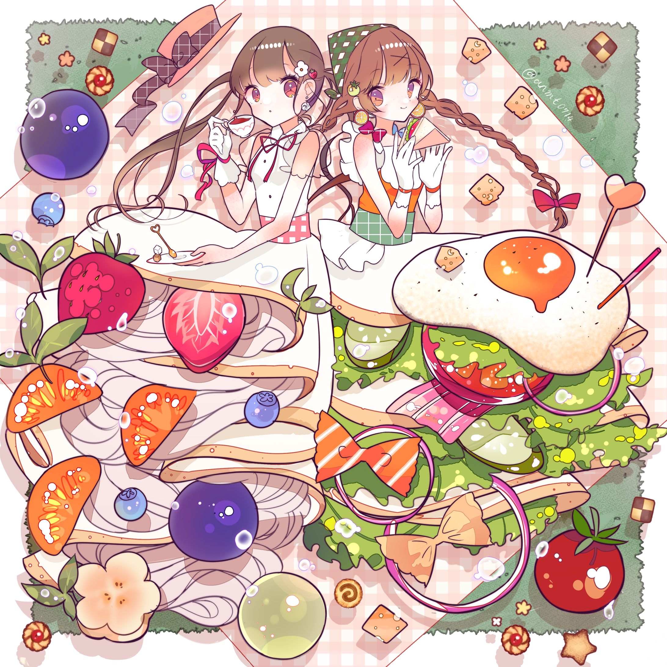オリジナル　サンドイッチのスカート-1