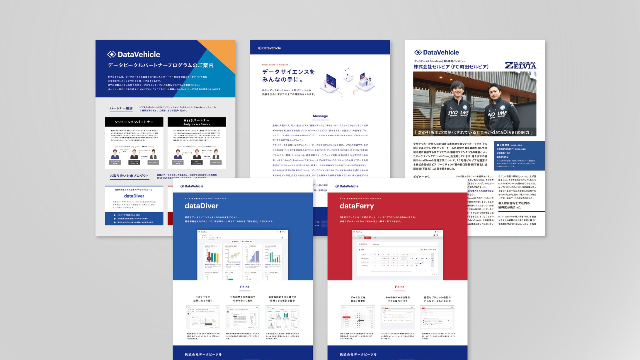 【2021年フリー】デザイン / Data Vehicle様会社案内パンフレット-1