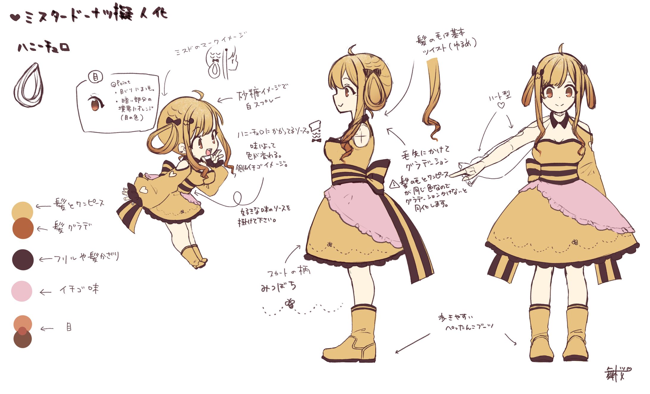 キャラクターデザイン／立ち絵￤#誰のキャラデザだゲーム-1