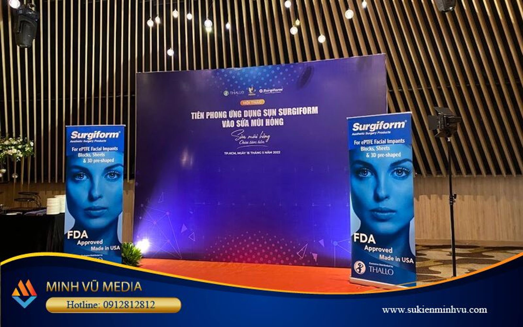 Sự Kiện Minh vũ chuyên cho thuê khung backdrop tại TPHCM-1