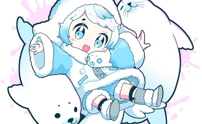 ギター演奏(inst制作)、デフォルメイラスト