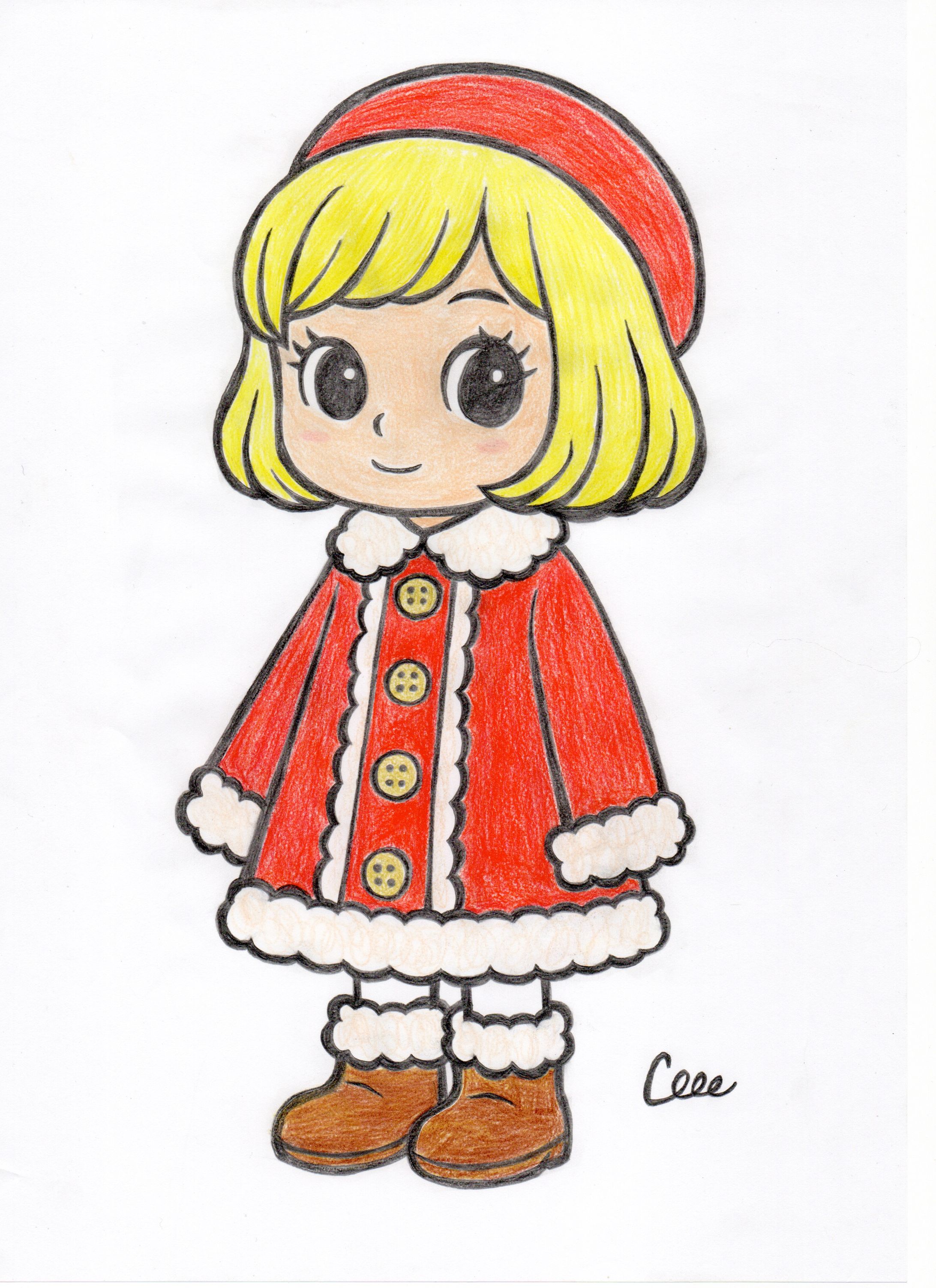 ミルクシェイクダイナー／ブランドカード用原画-1