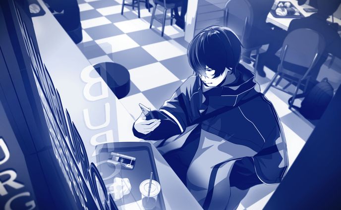 【仕事絵】DIGIMONSEEKERS モノクロ挿絵❶