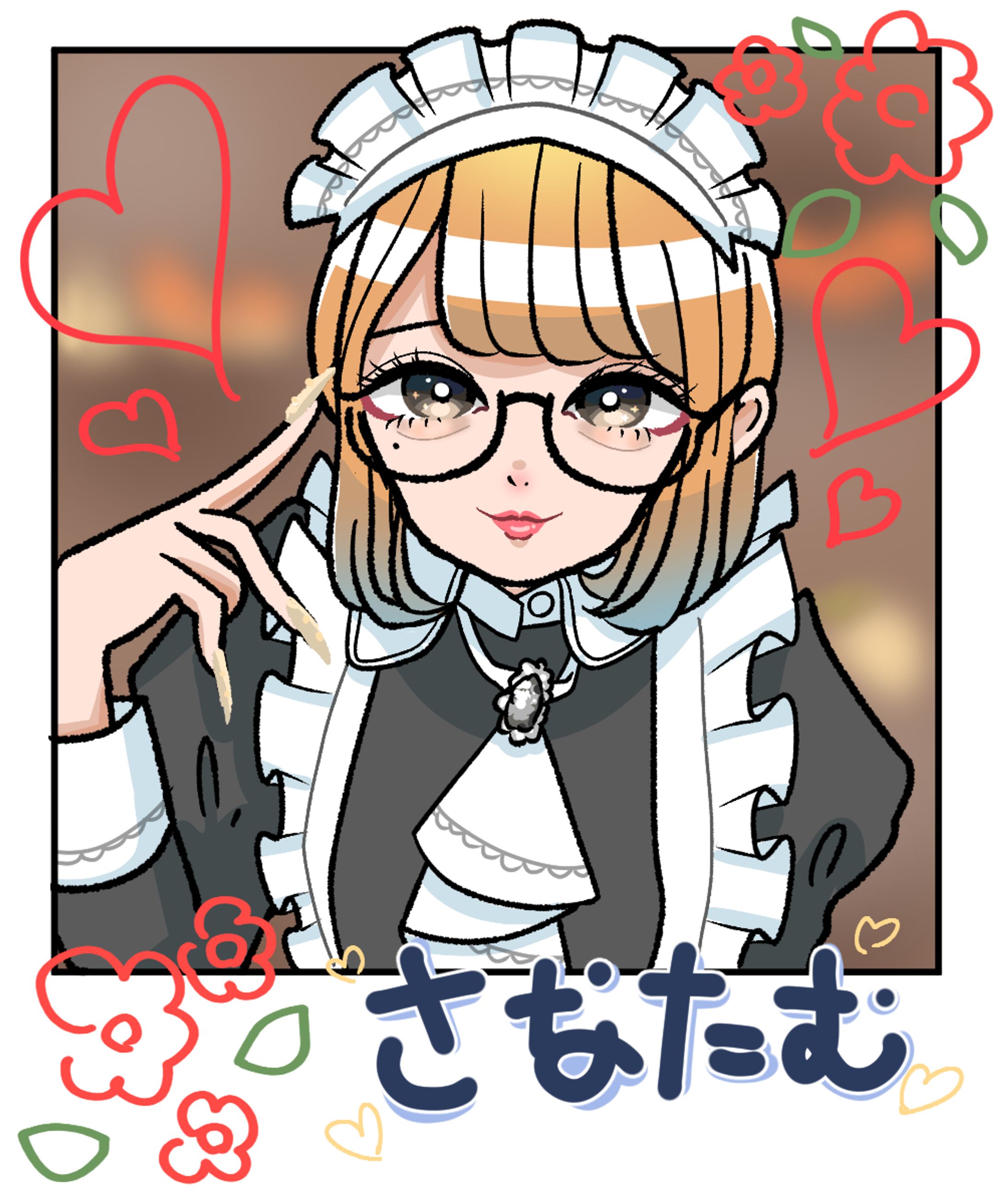おれのメイド。様　所属メイドイラストデザイン-1