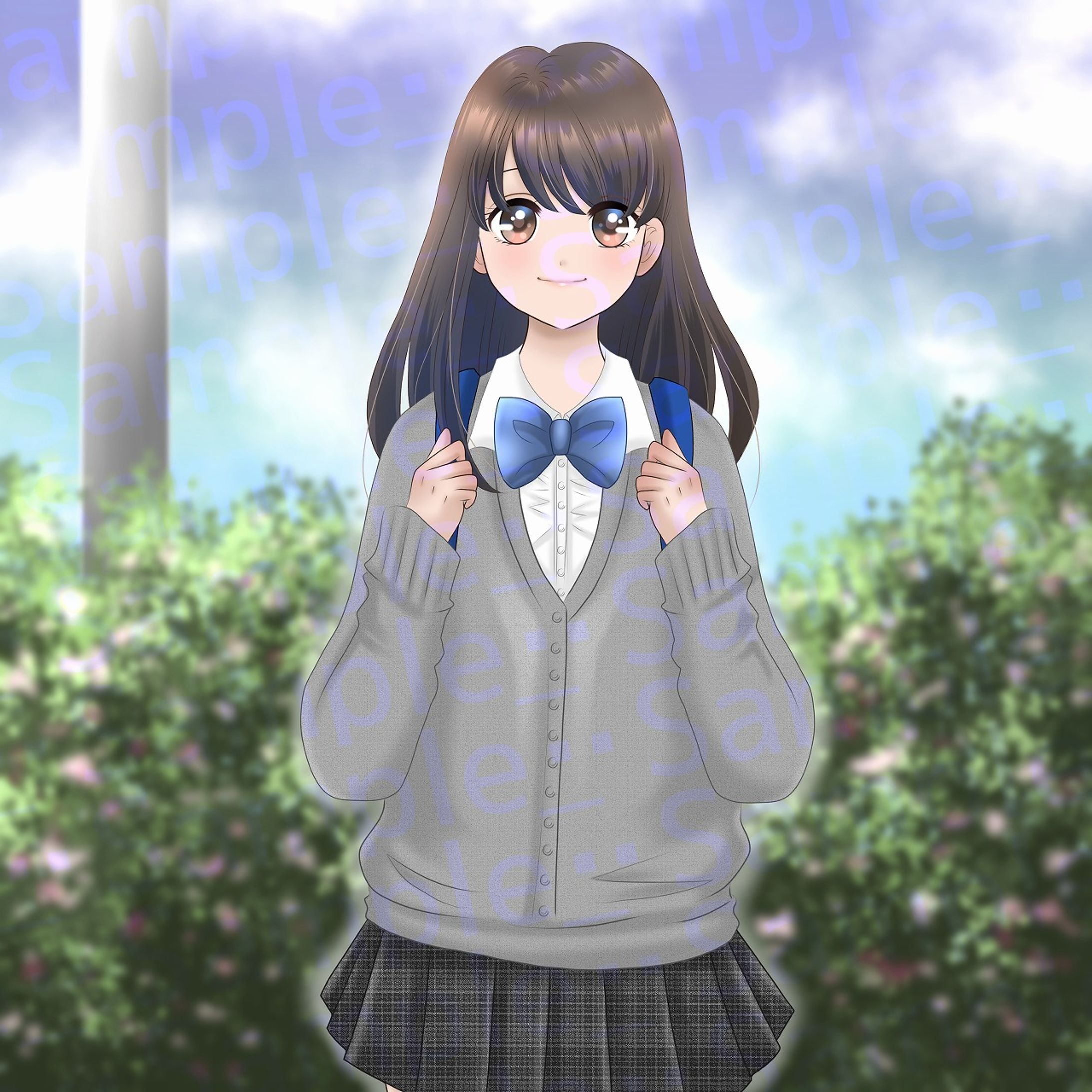 【サンプル】カラーイラスト-1
