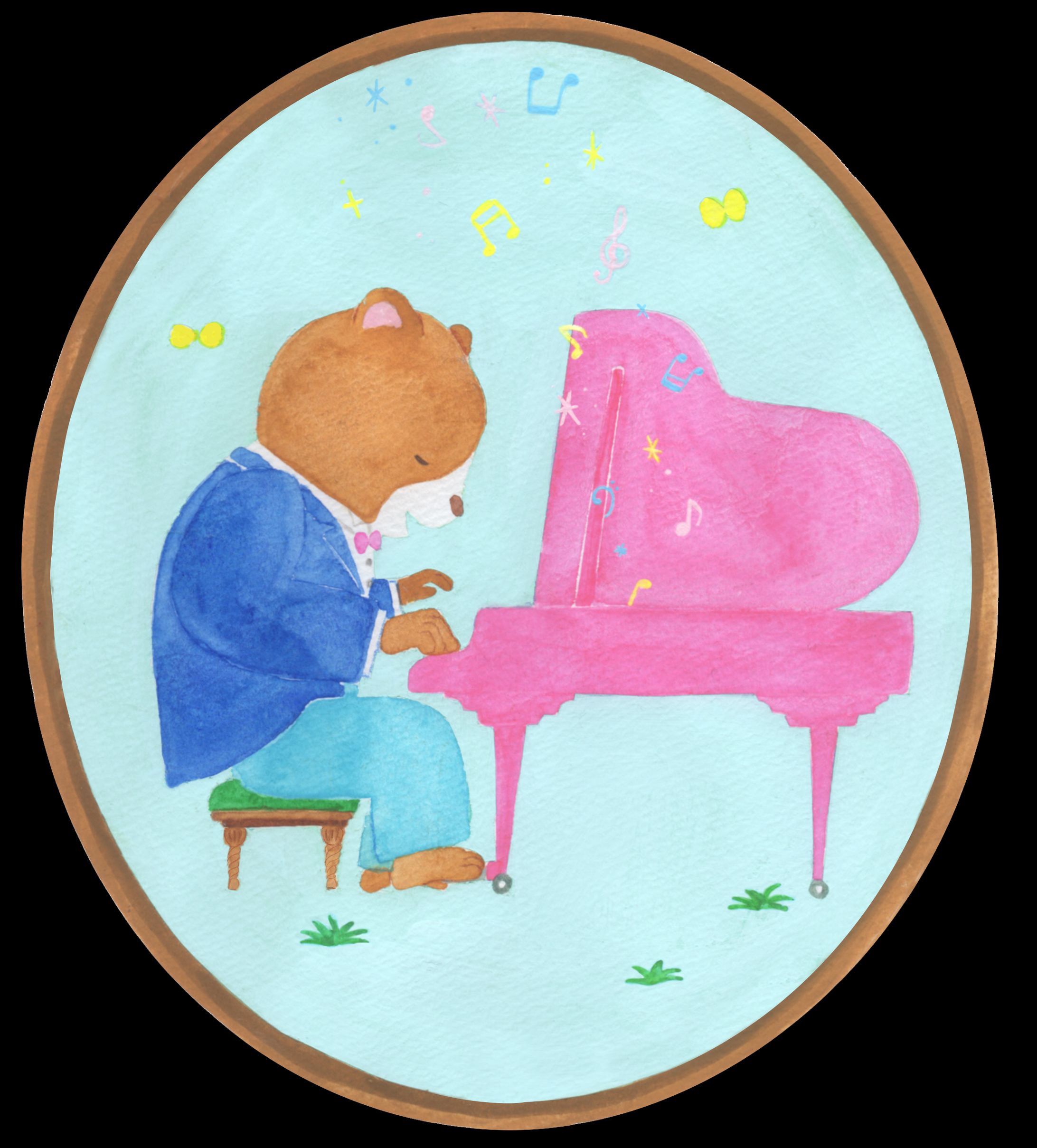 プログラム用イラストレーション  LittleConcert2022-1