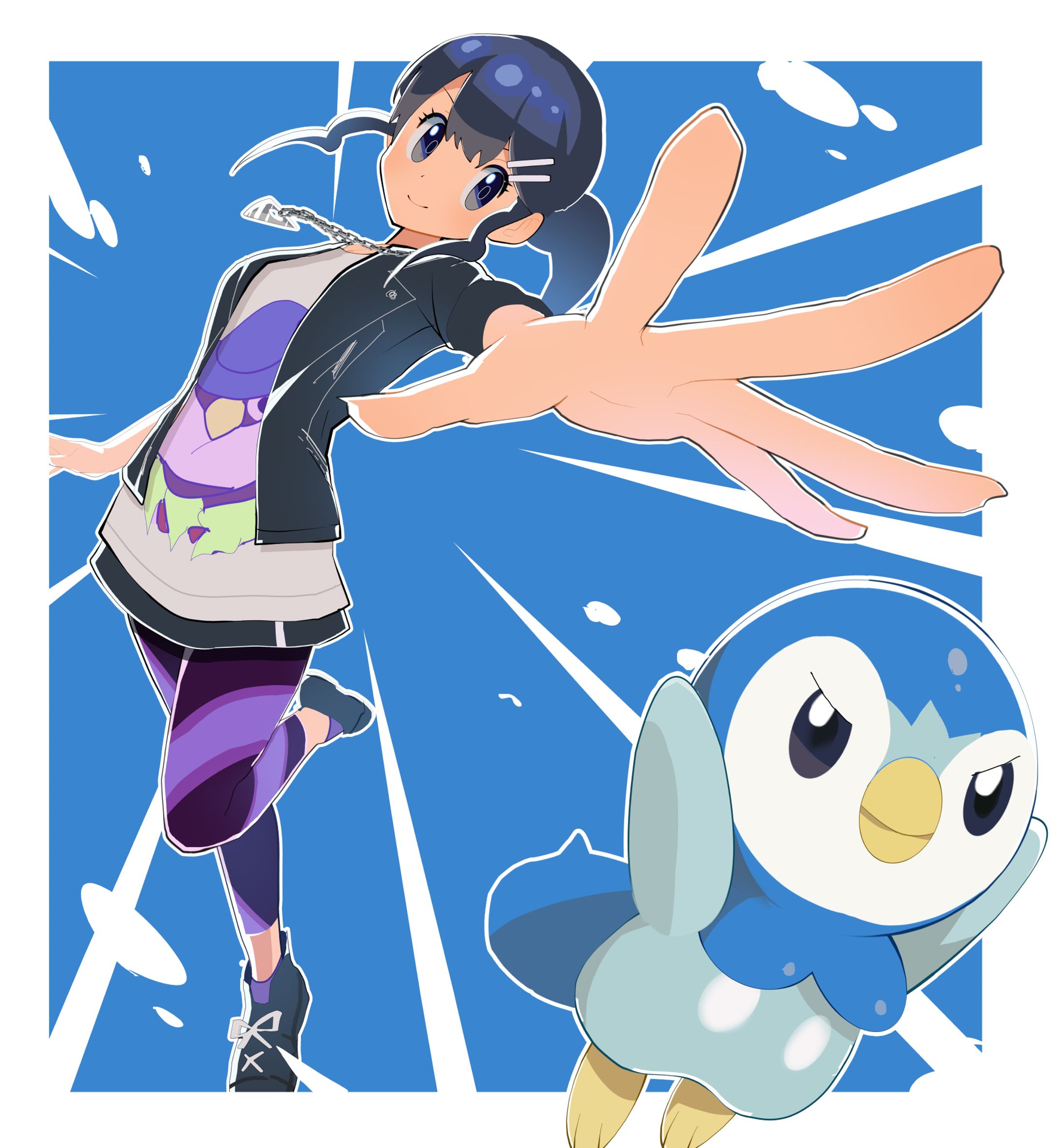 【ポケモン】ヒカリとポッチャマ-1