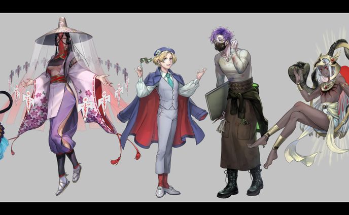 TRPG用立ち絵