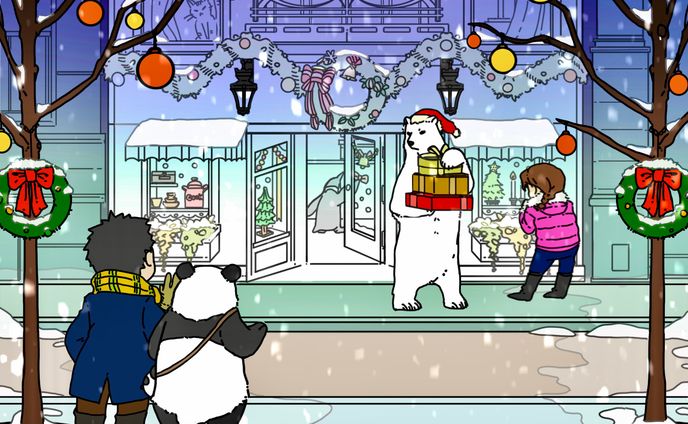 聖夜の賑わい🎁