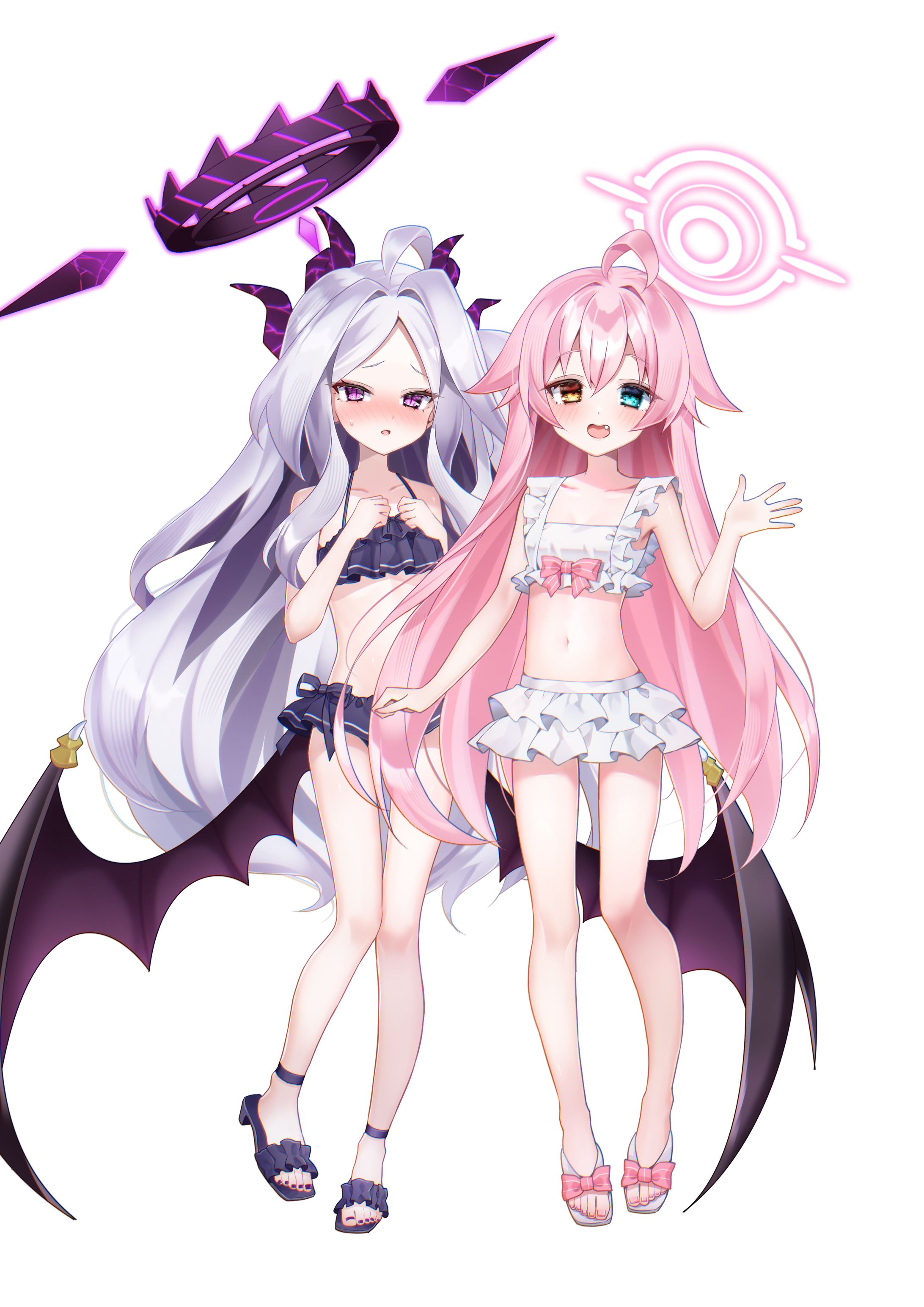 ホシノ　ヒナ　水着　ファンアート-1