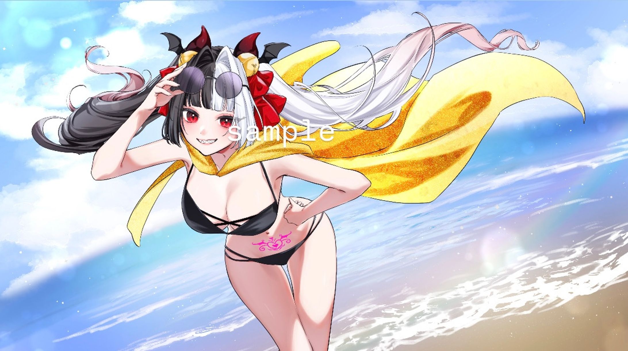 鈴鳴りりん様　歌ってみたmv用一枚絵-1