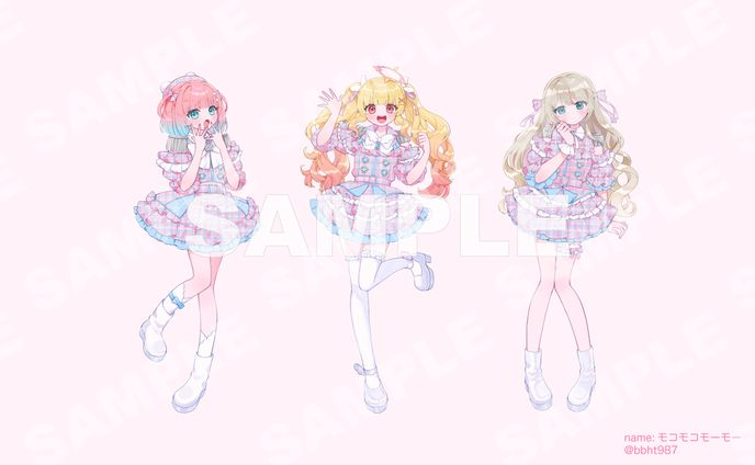 歌ってみた動画用立ち絵