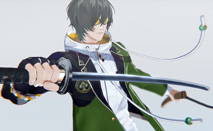 桑名江 FA MMDモデル