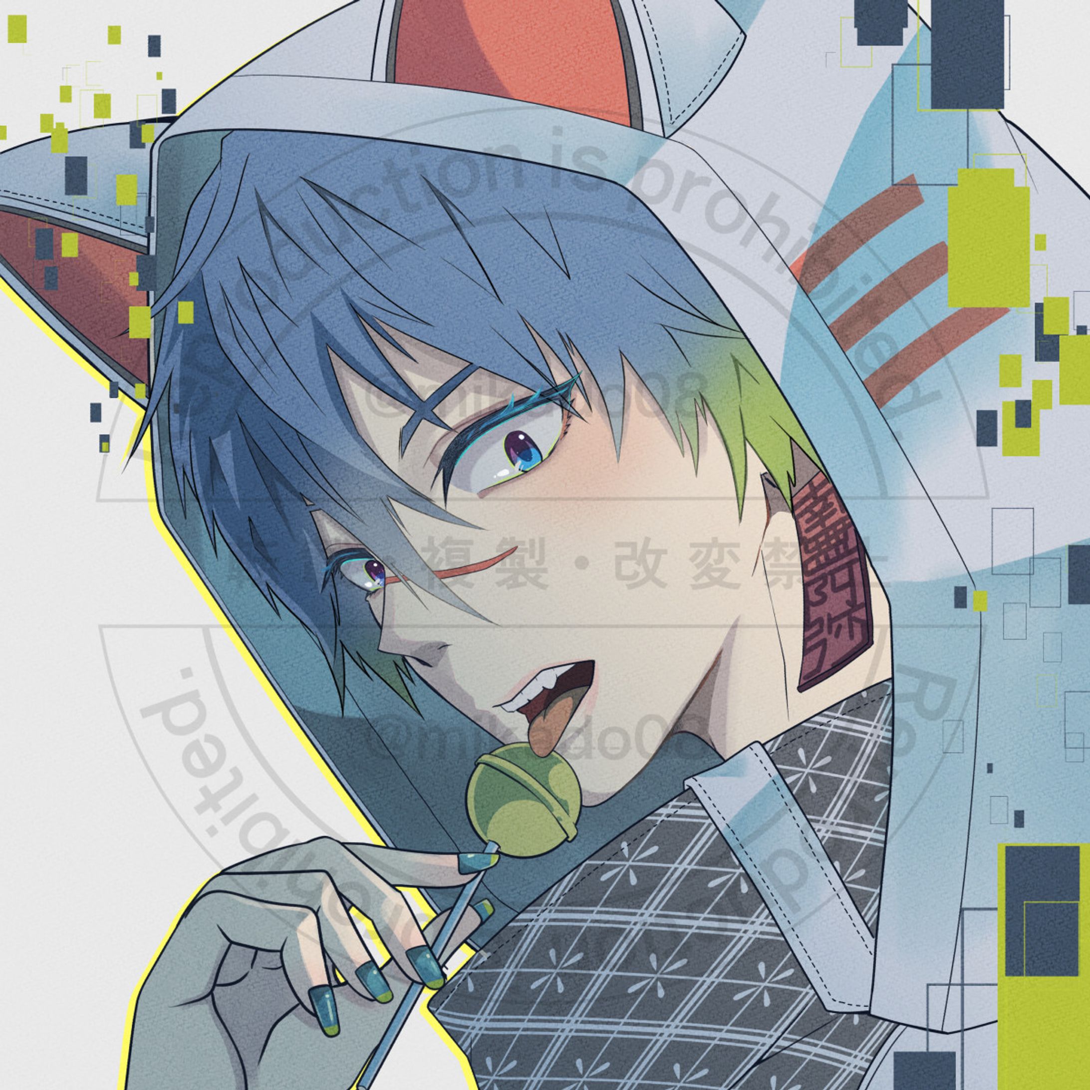 創作：サイバー男子-1