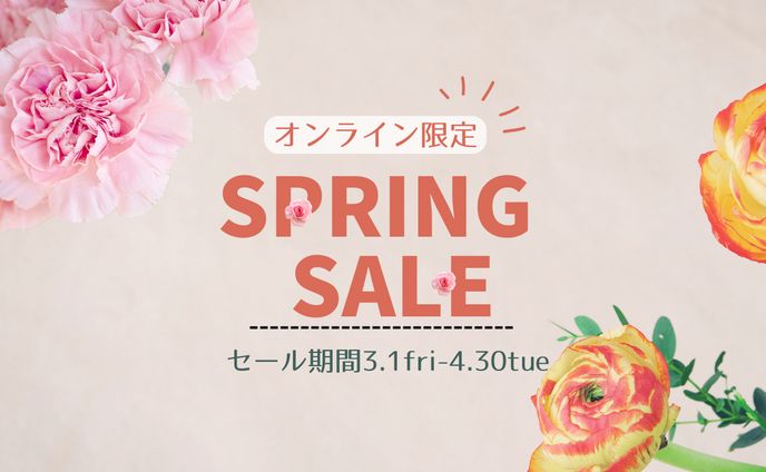 SPRING・SALEバナー