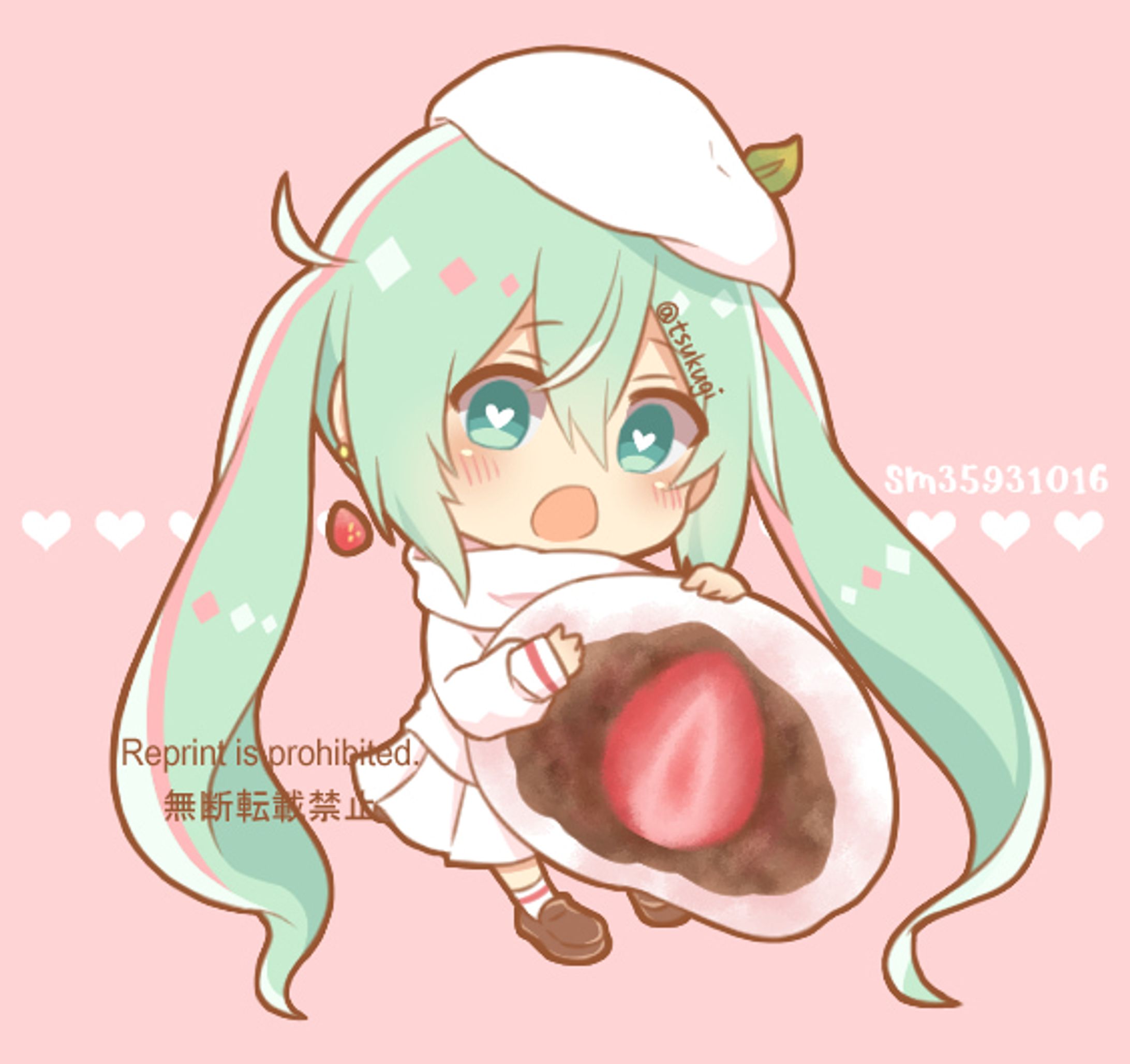 【FA】いちご大福ミクちゃん-1