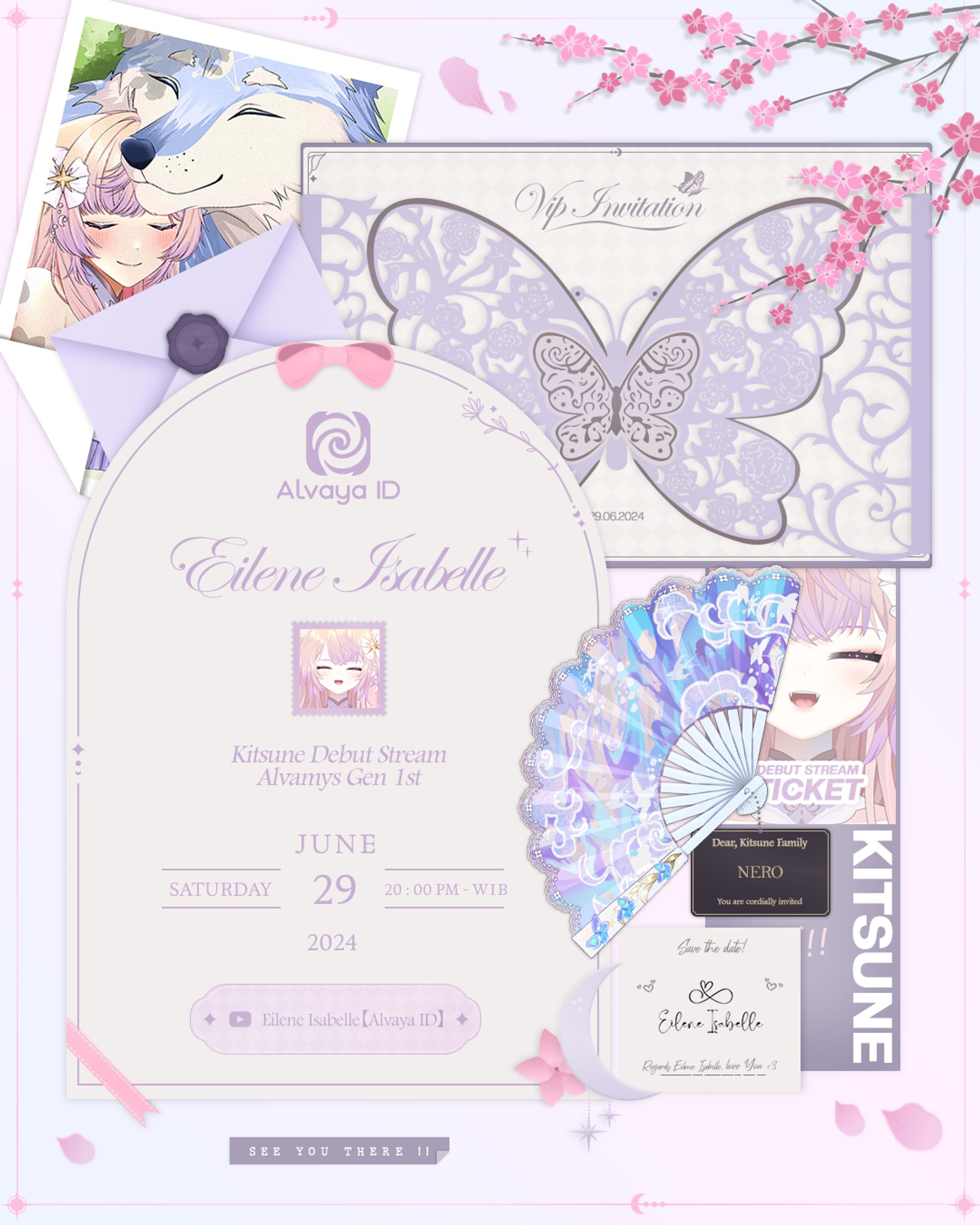Debut Invitation Design for Eilene Isabelle-1