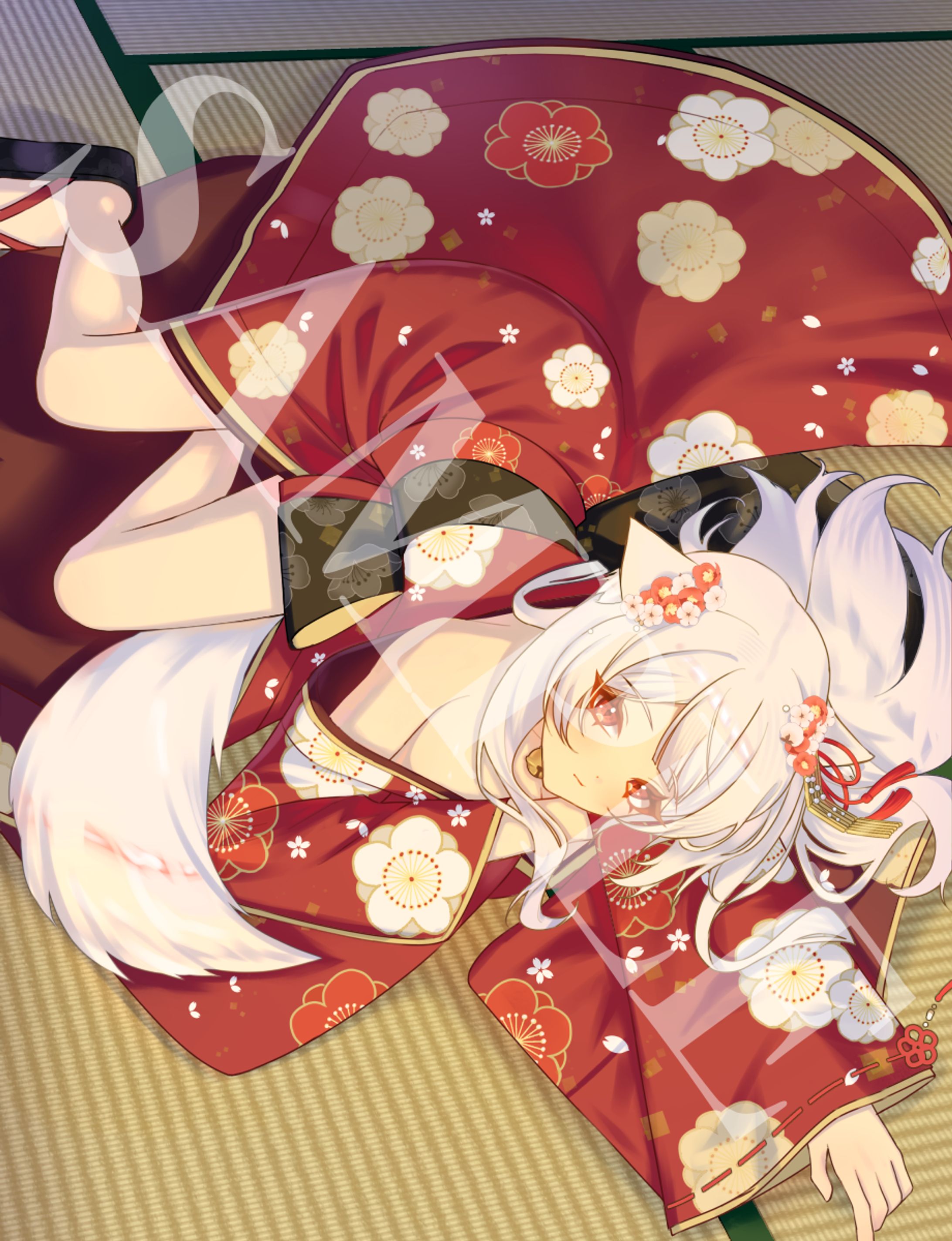 VoiceClan所属 白梅茶々丸様 一枚絵-1