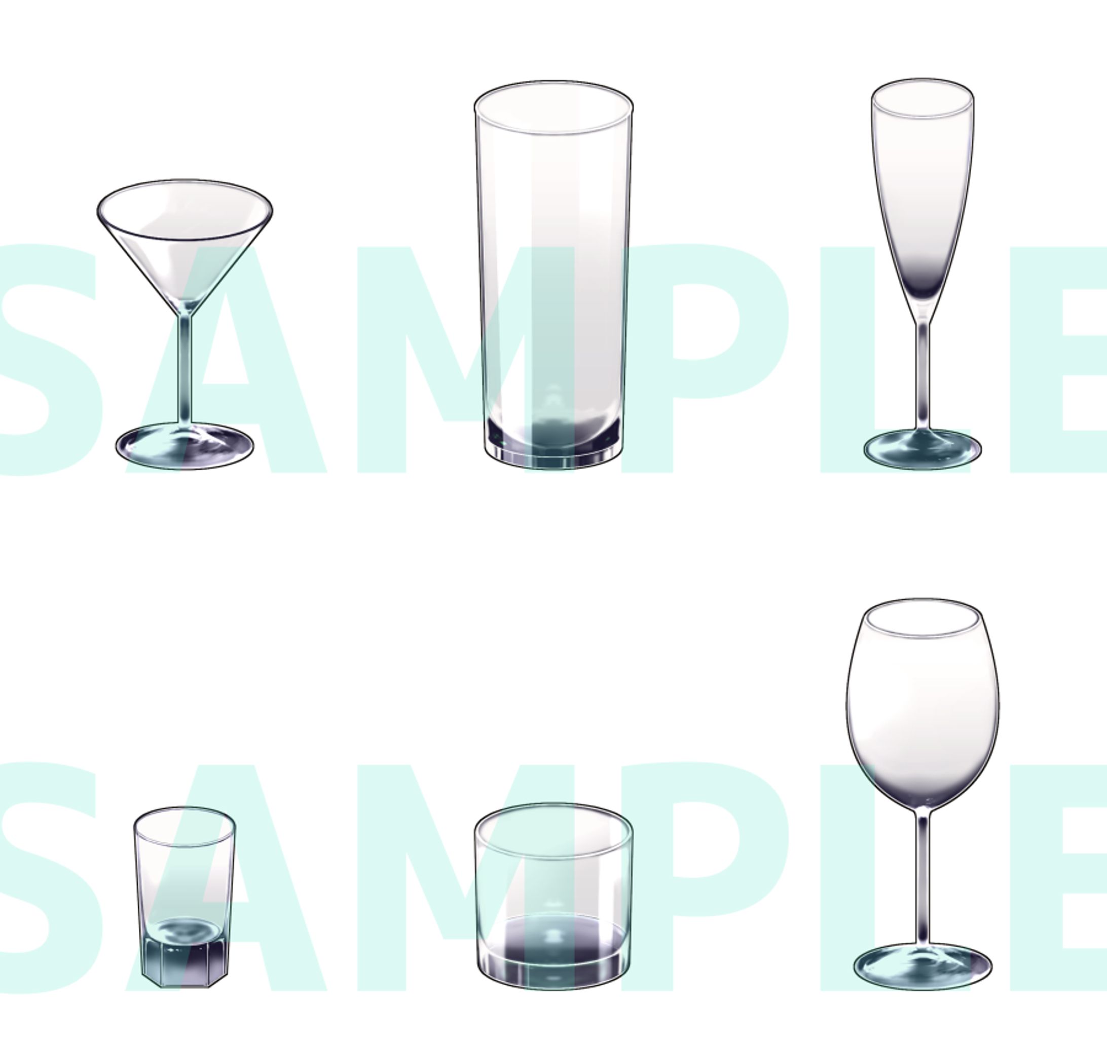 空６種グラス-1