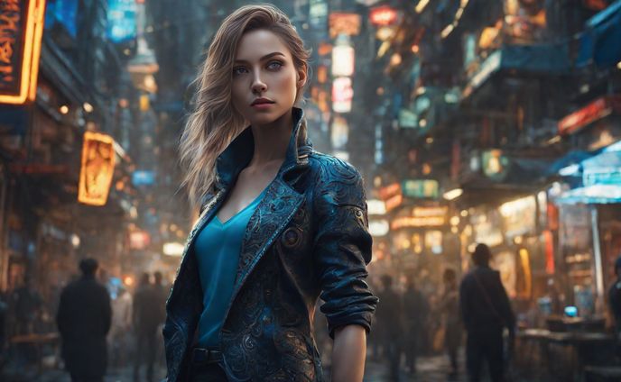 実写系の女性　サンプル