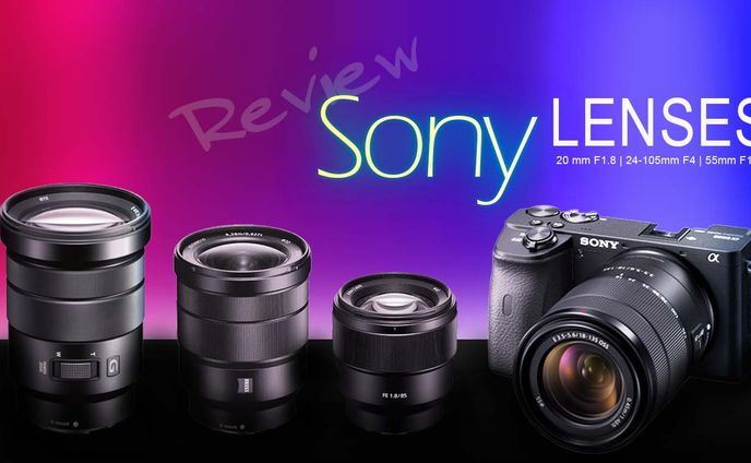 SONYのカメラレンズ　YouTubeサムネイル