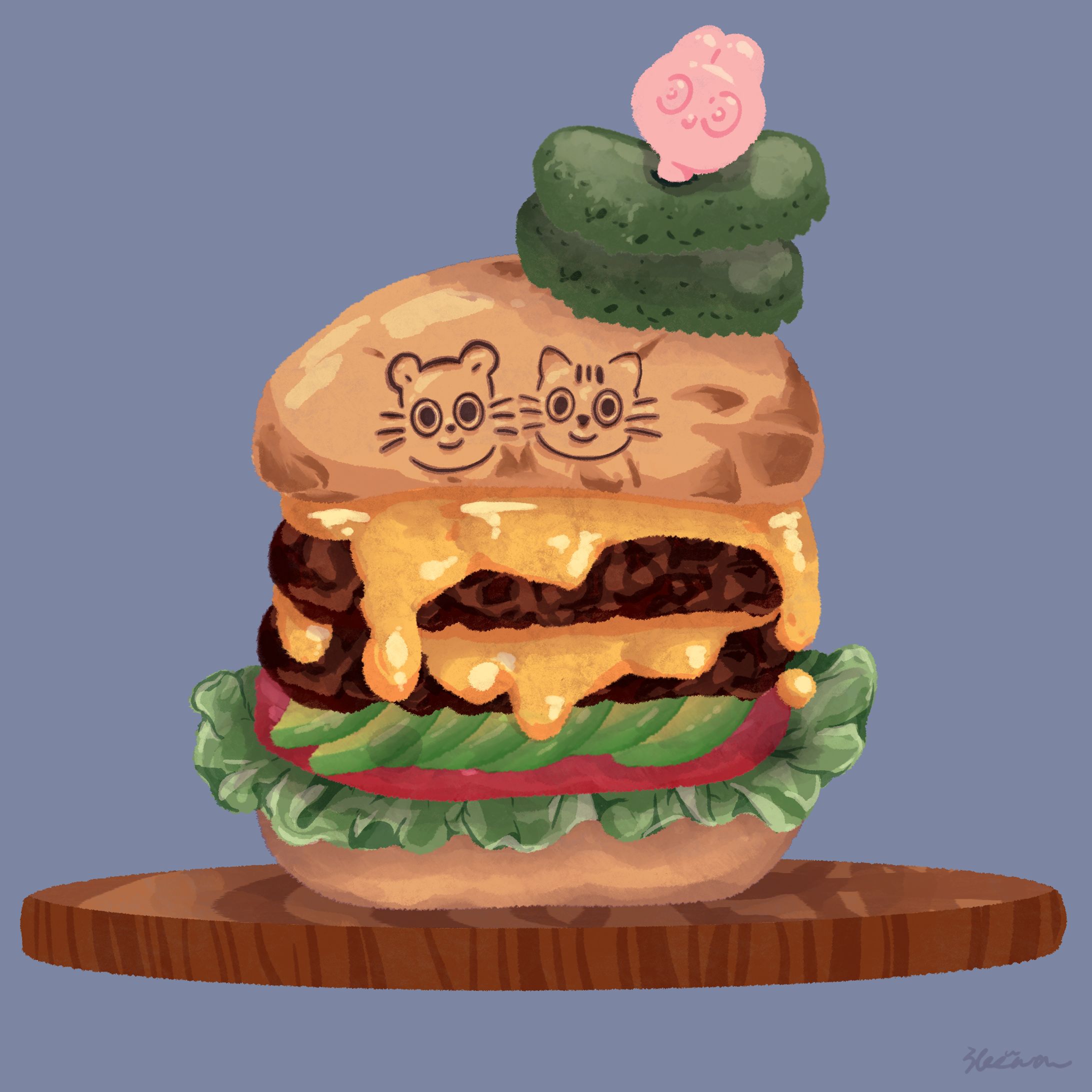 ハンバーガー-1