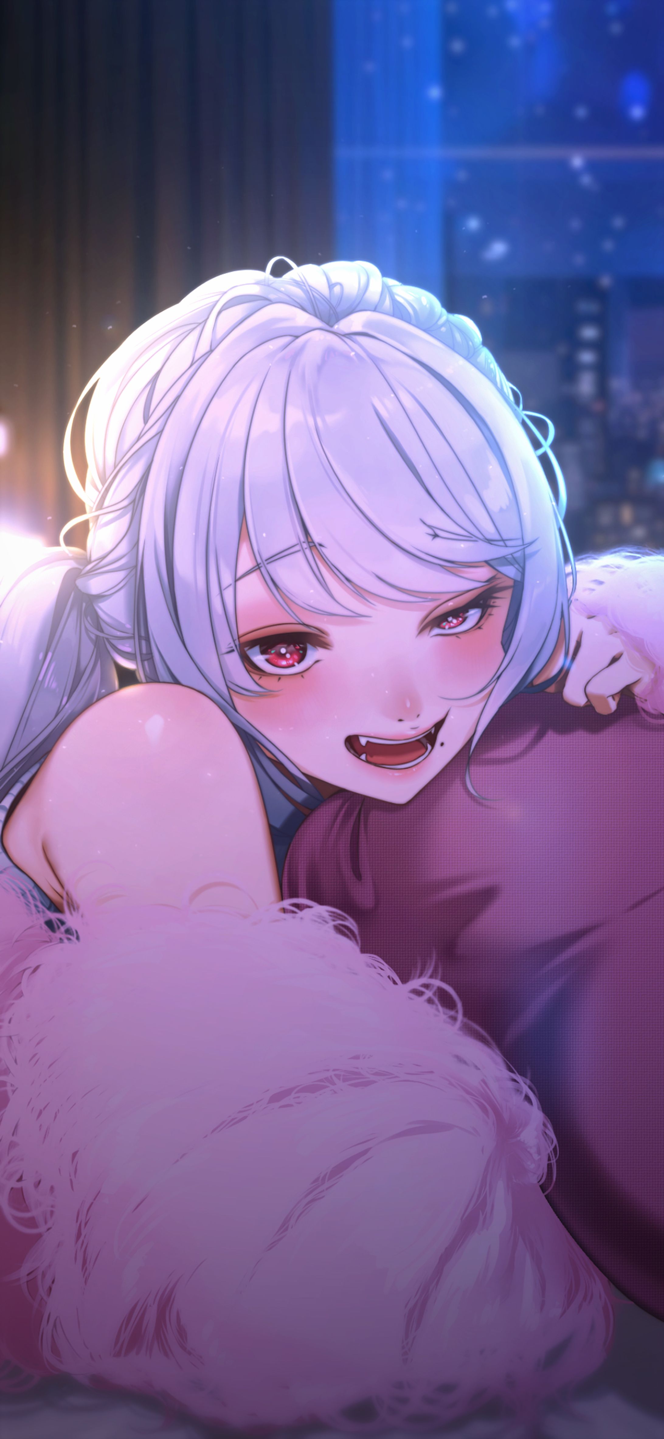 配信用イラスト　部屋着ギャル-1