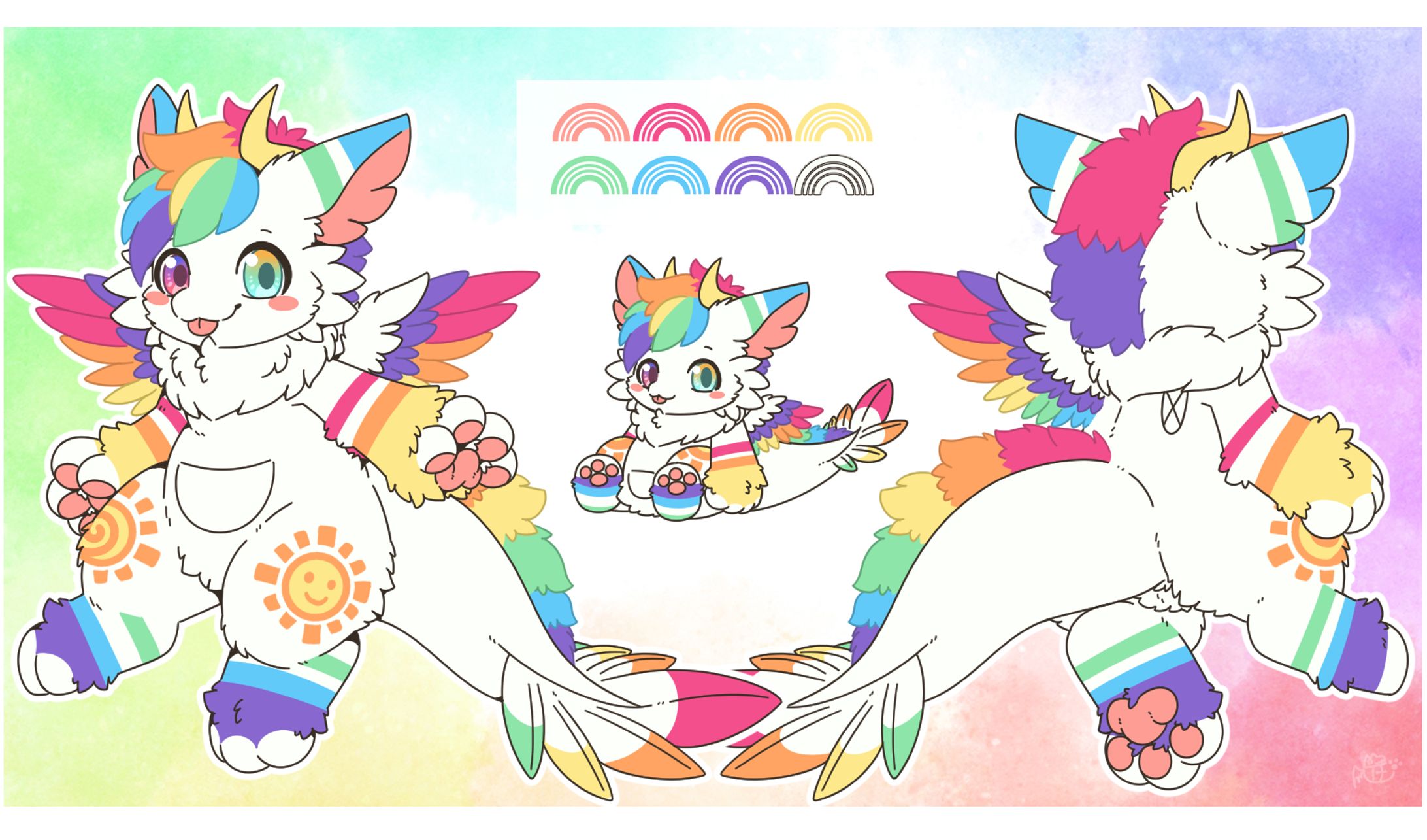 虹、太陽、ドラゴン-1