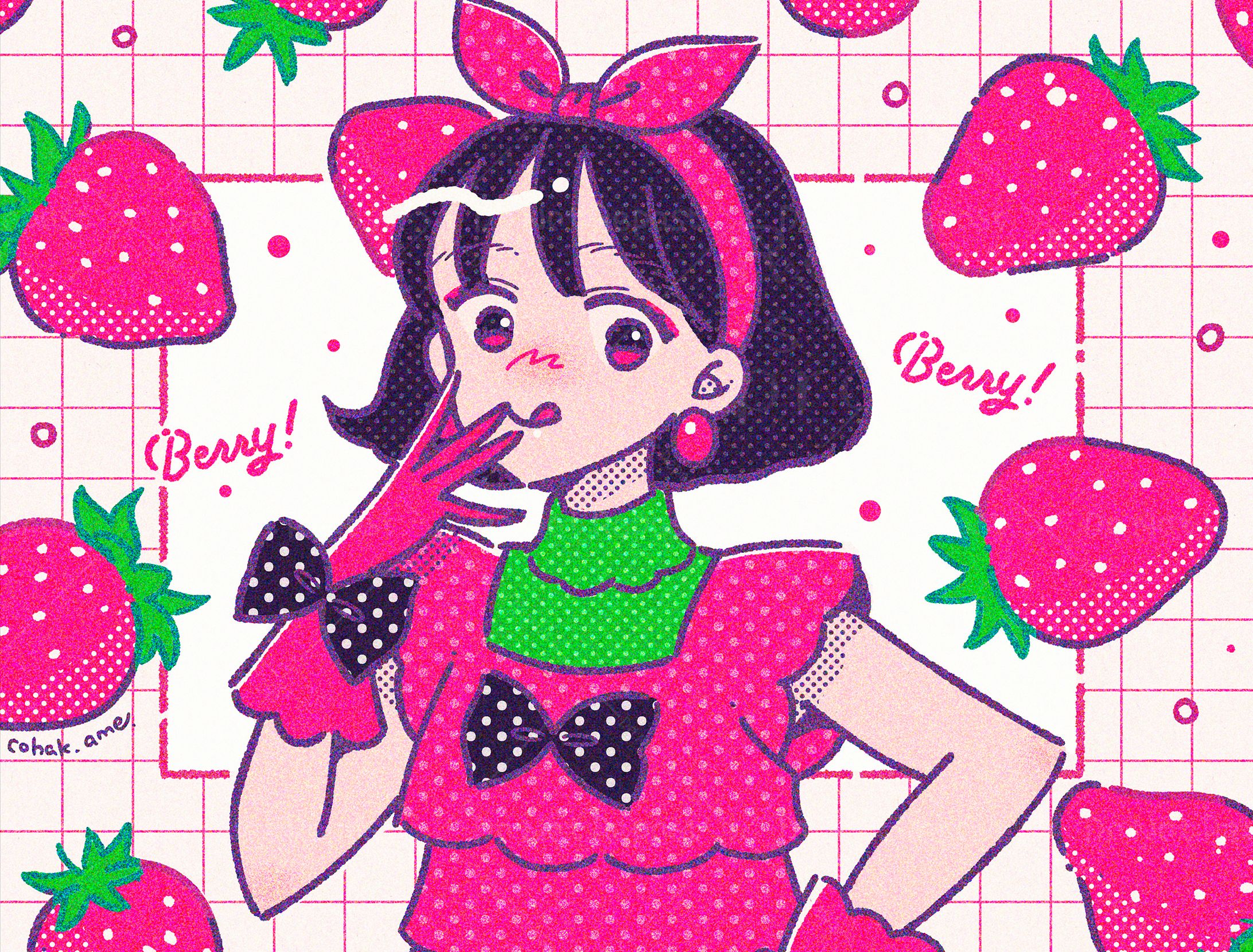 【オリジナル】いちごの日-1