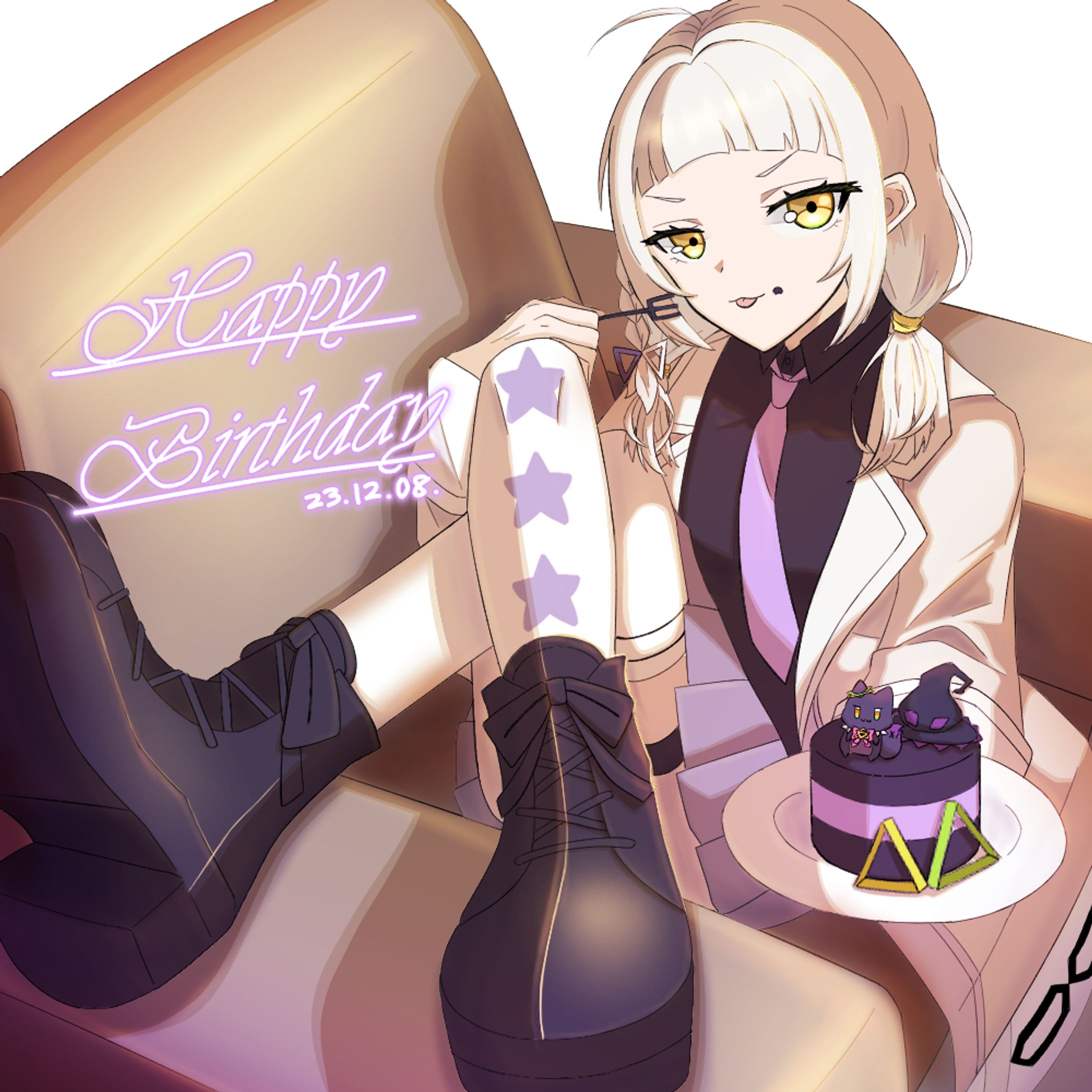 紫咲シオン fan art-1