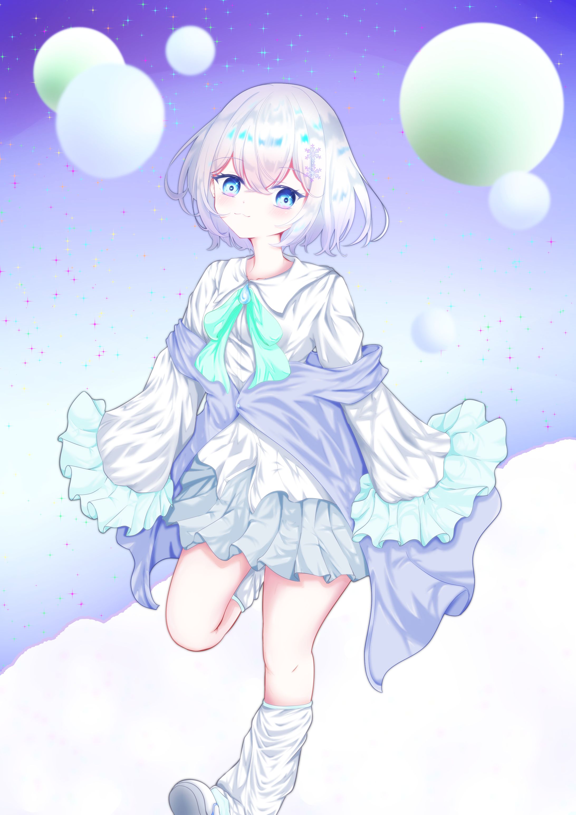 白髪の女の子-1