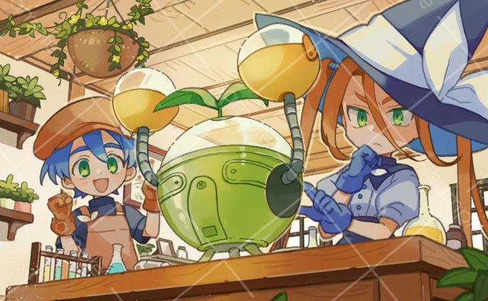 ゲーム内背景イラスト/メルヘンポコ助様