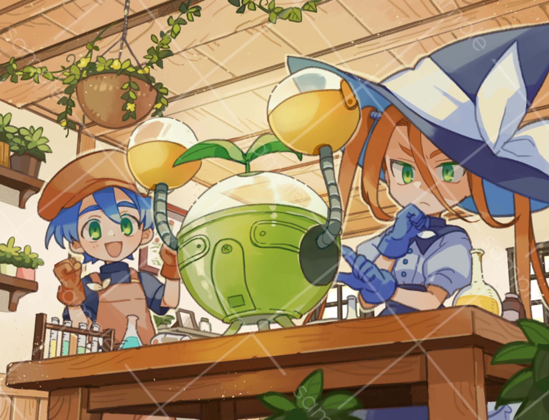 ゲーム内背景イラスト/メルヘンポコ助様-1