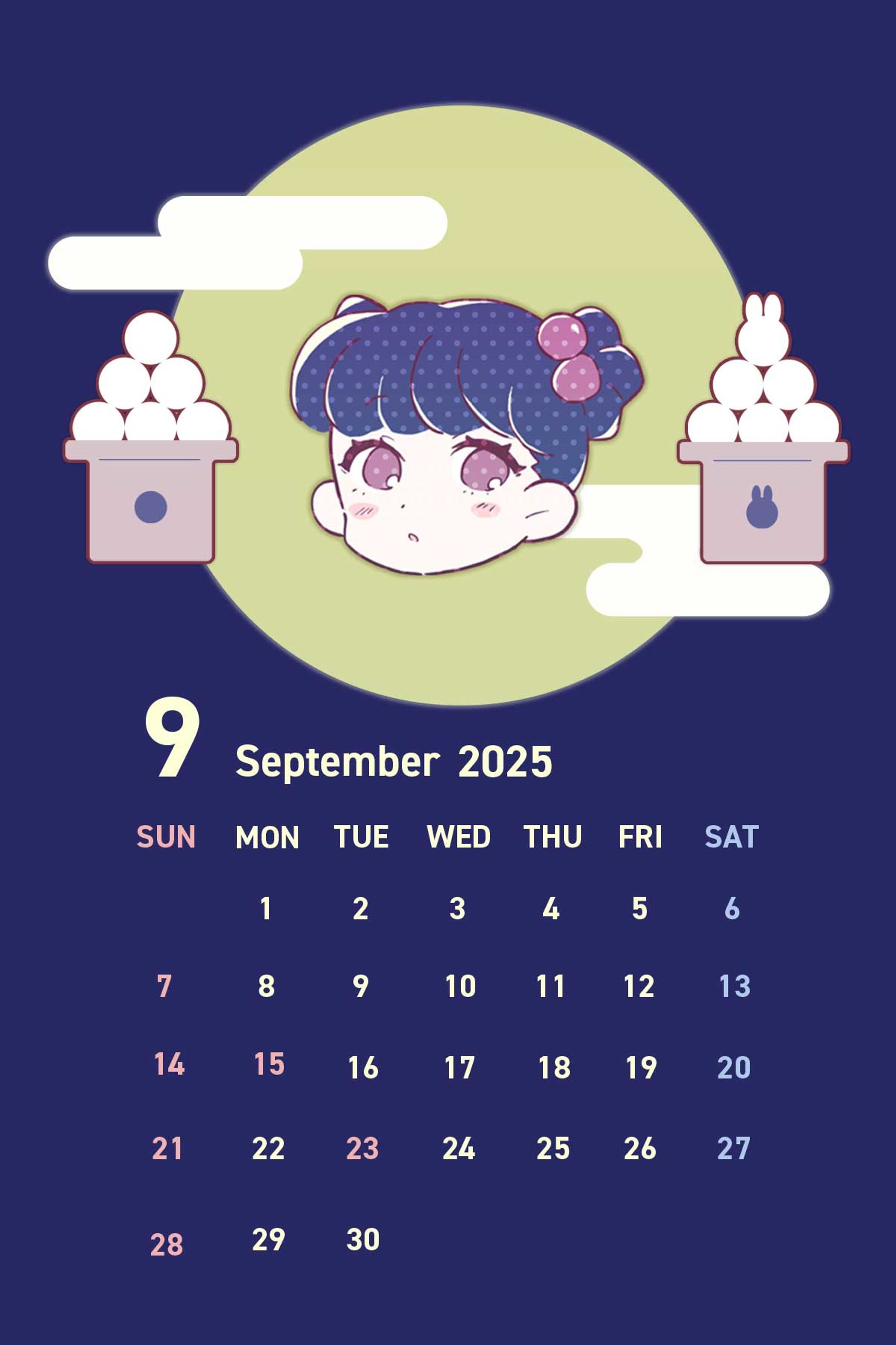 2025年9月カレンダー-1