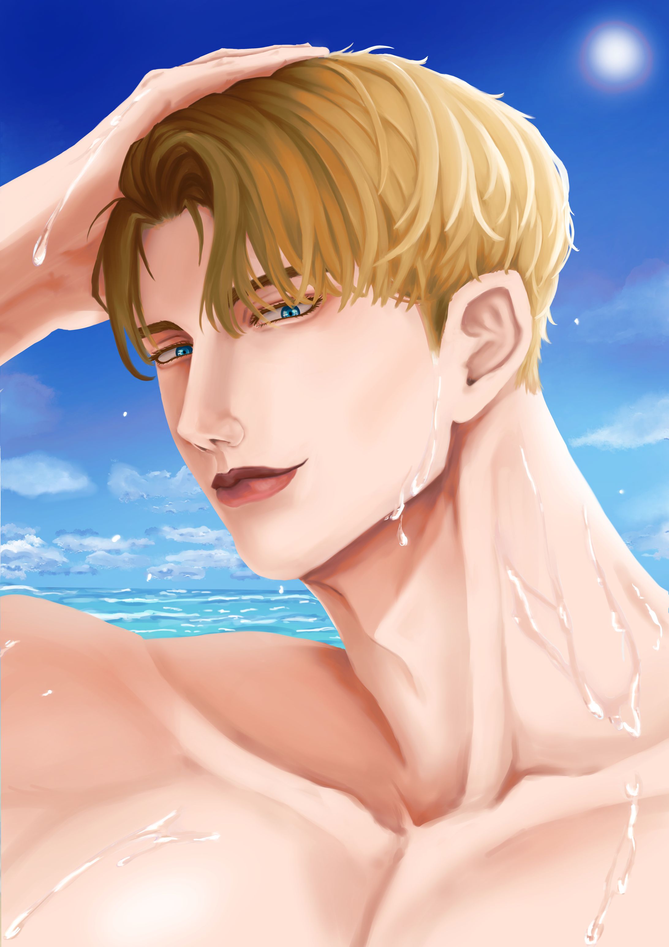 Ling Yun in the beach-1