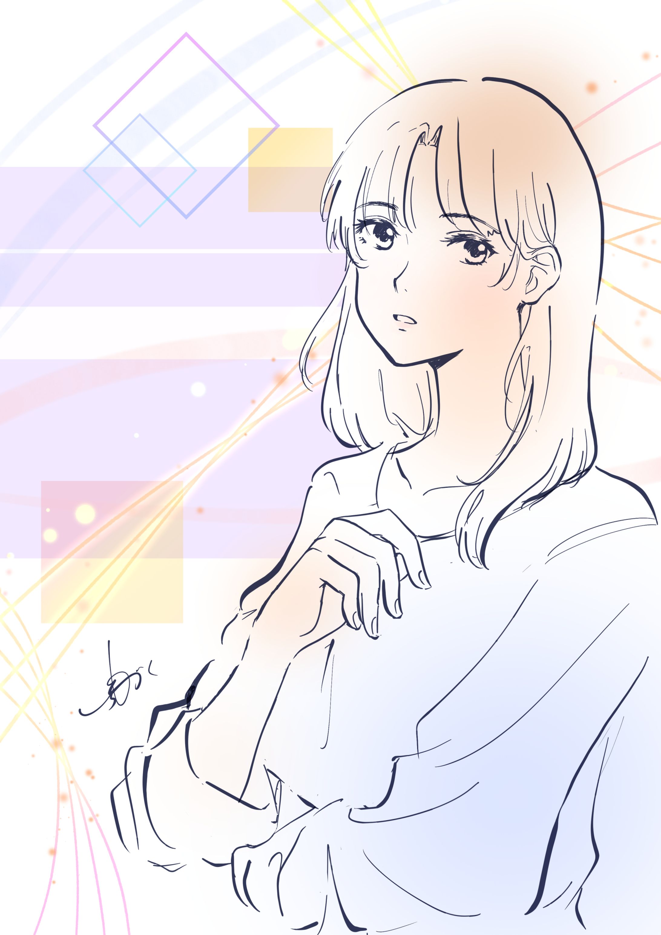 なにかに集中してて呼ばれた人-1