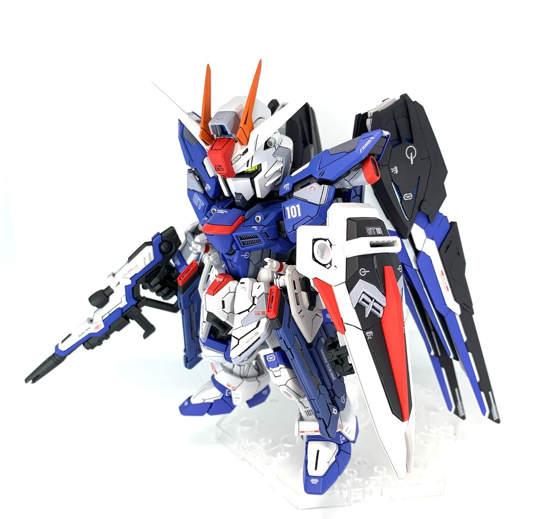 【志村様制作依頼用】MGSDフリーダムガンダム　ライジングフリーダムイメージ 6ab22806c85cae4145b0e9bf342992