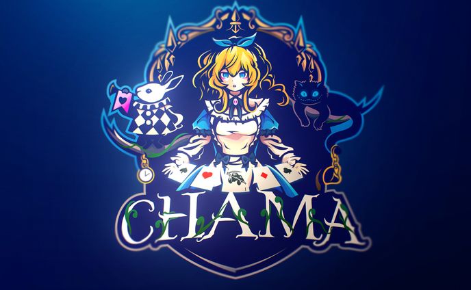 Chama様　Mascotlogo