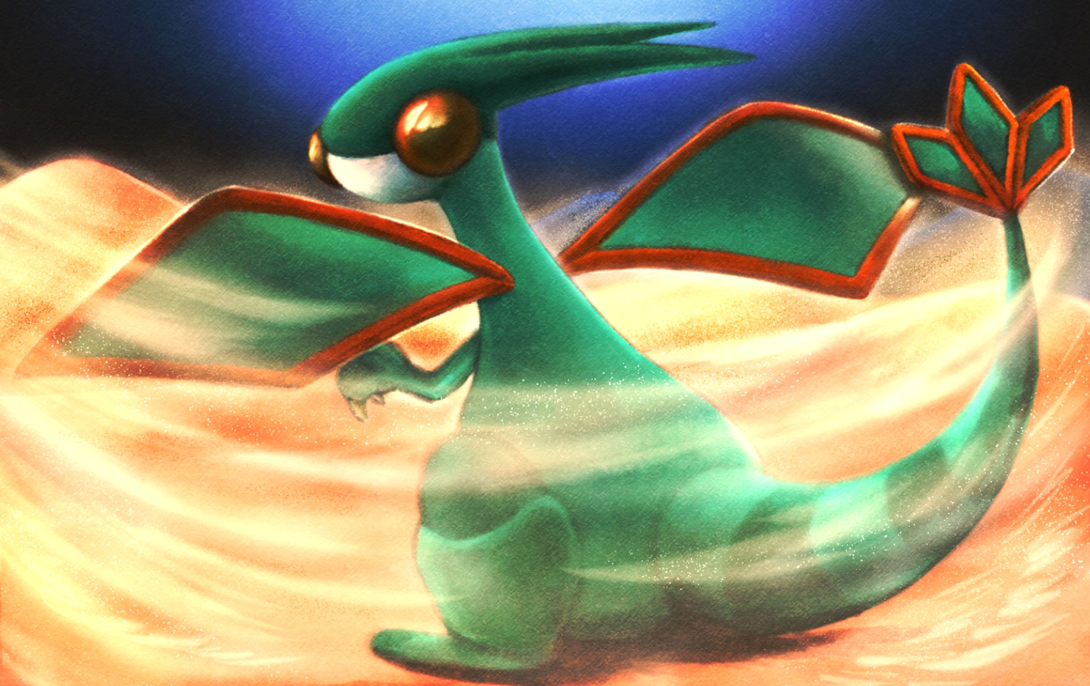 ポケモンイラスト(フライゴン)-1
