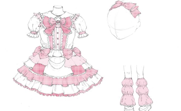 衣装デザイン7点