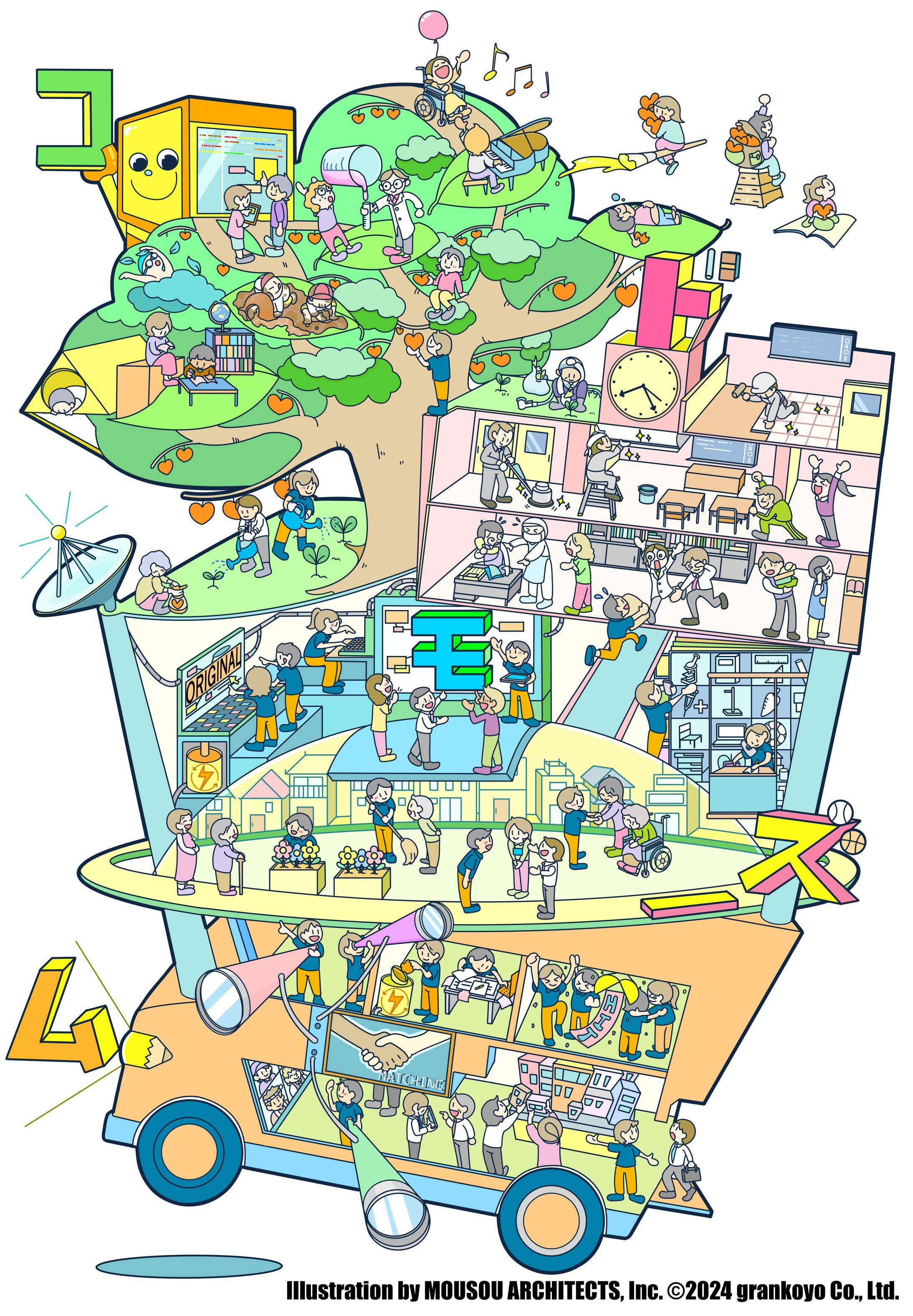 【お仕事】タグラインを可視化した一枚絵-1