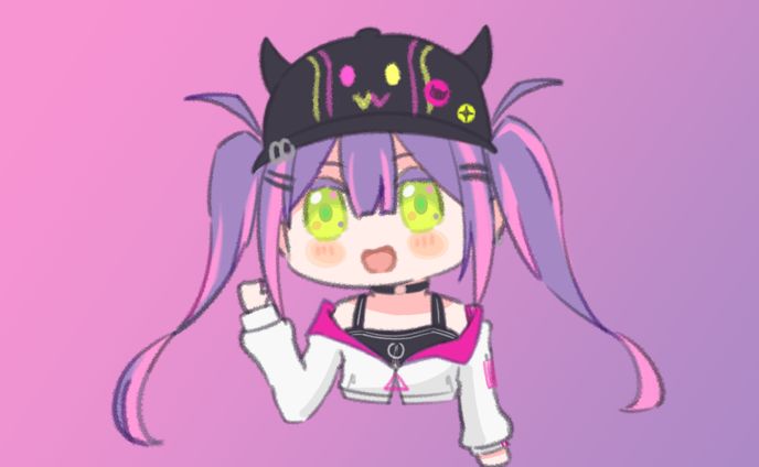 常闇トワ | デフォルメイラスト