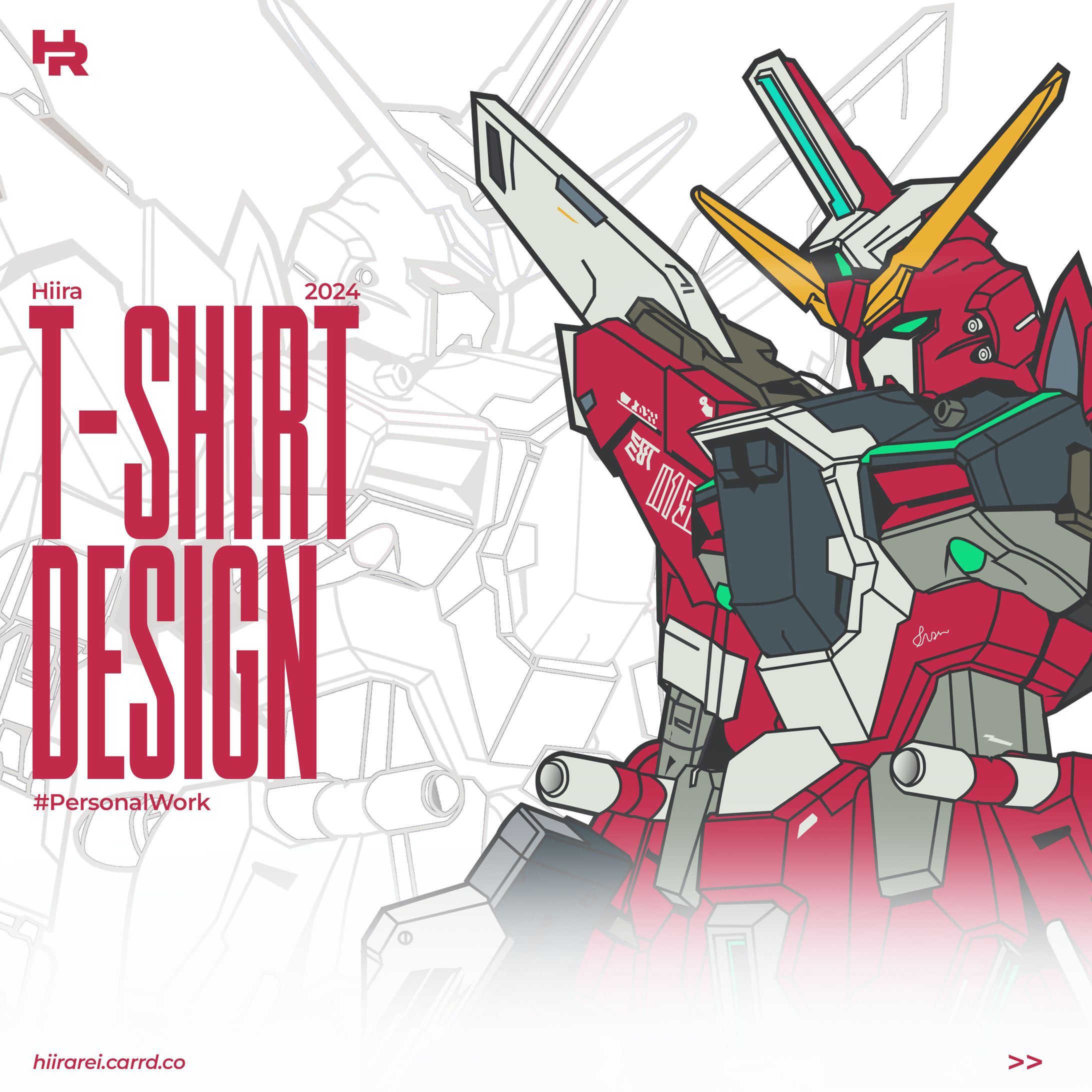 [T-Shirt Design] - Infinite Justice Gundam-1