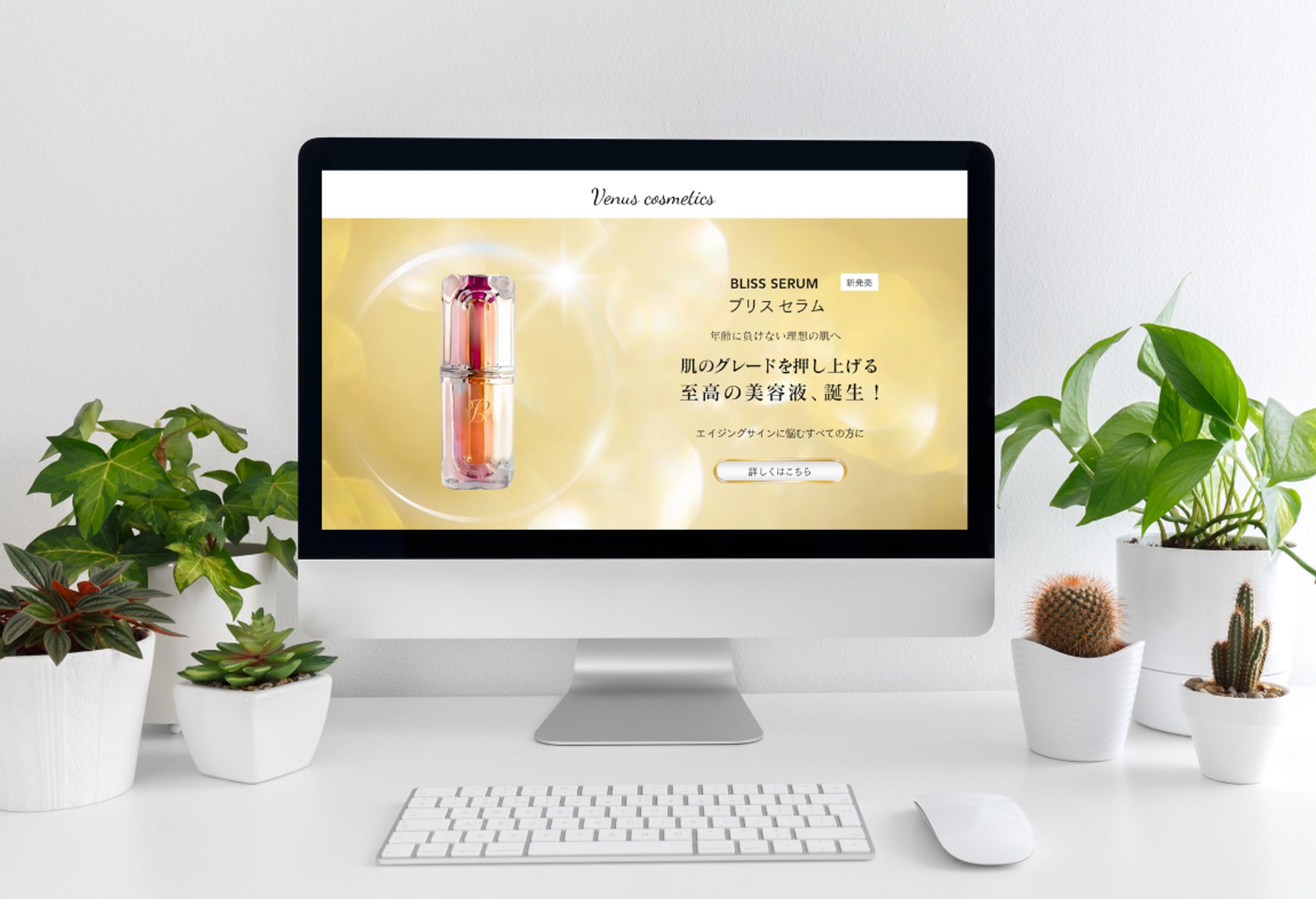 エイジングケア化粧品宣伝／ランディングページ-1