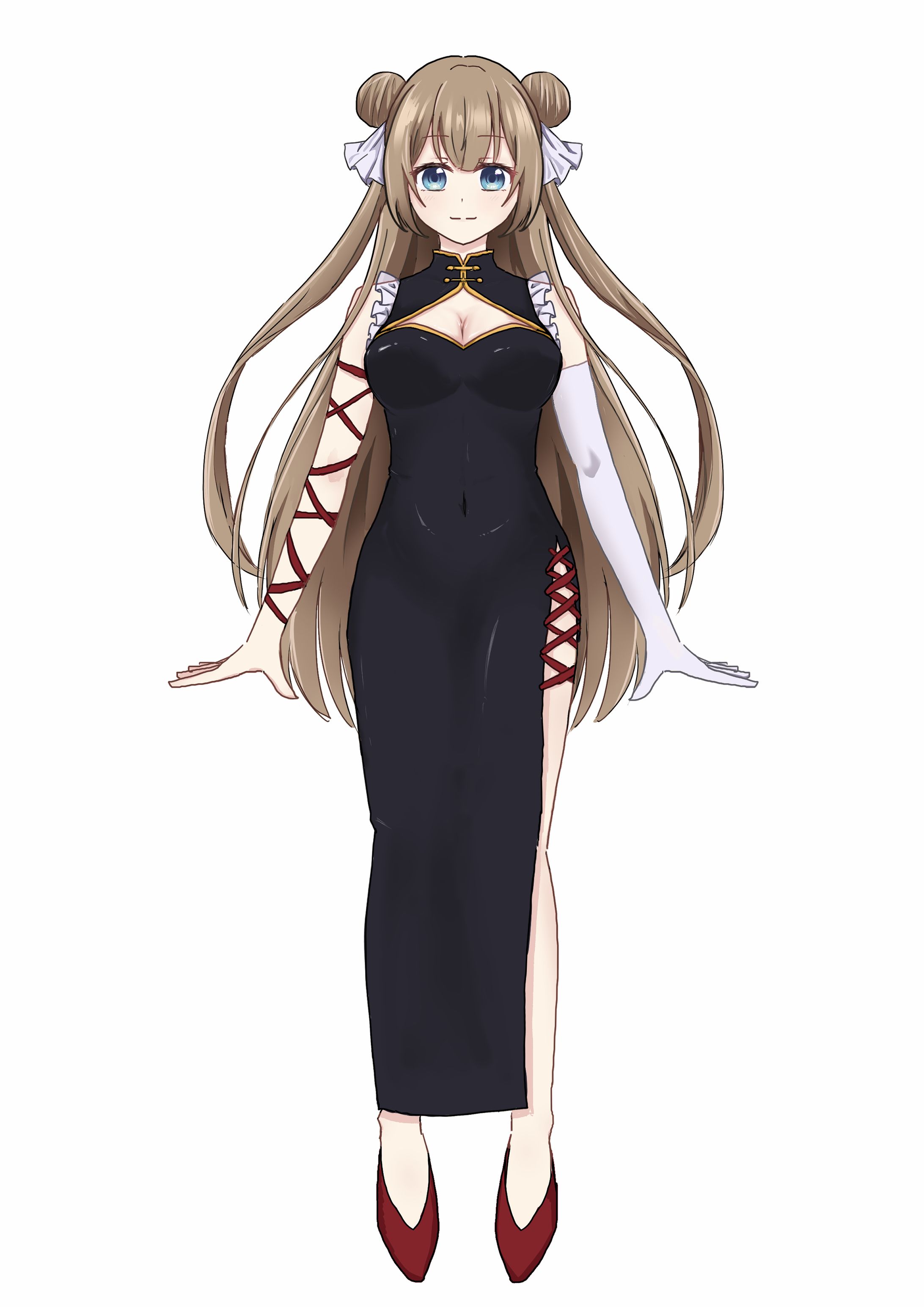 【FA】彩瀬川カトレア様┊ チャイナ風衣装デザイン-1