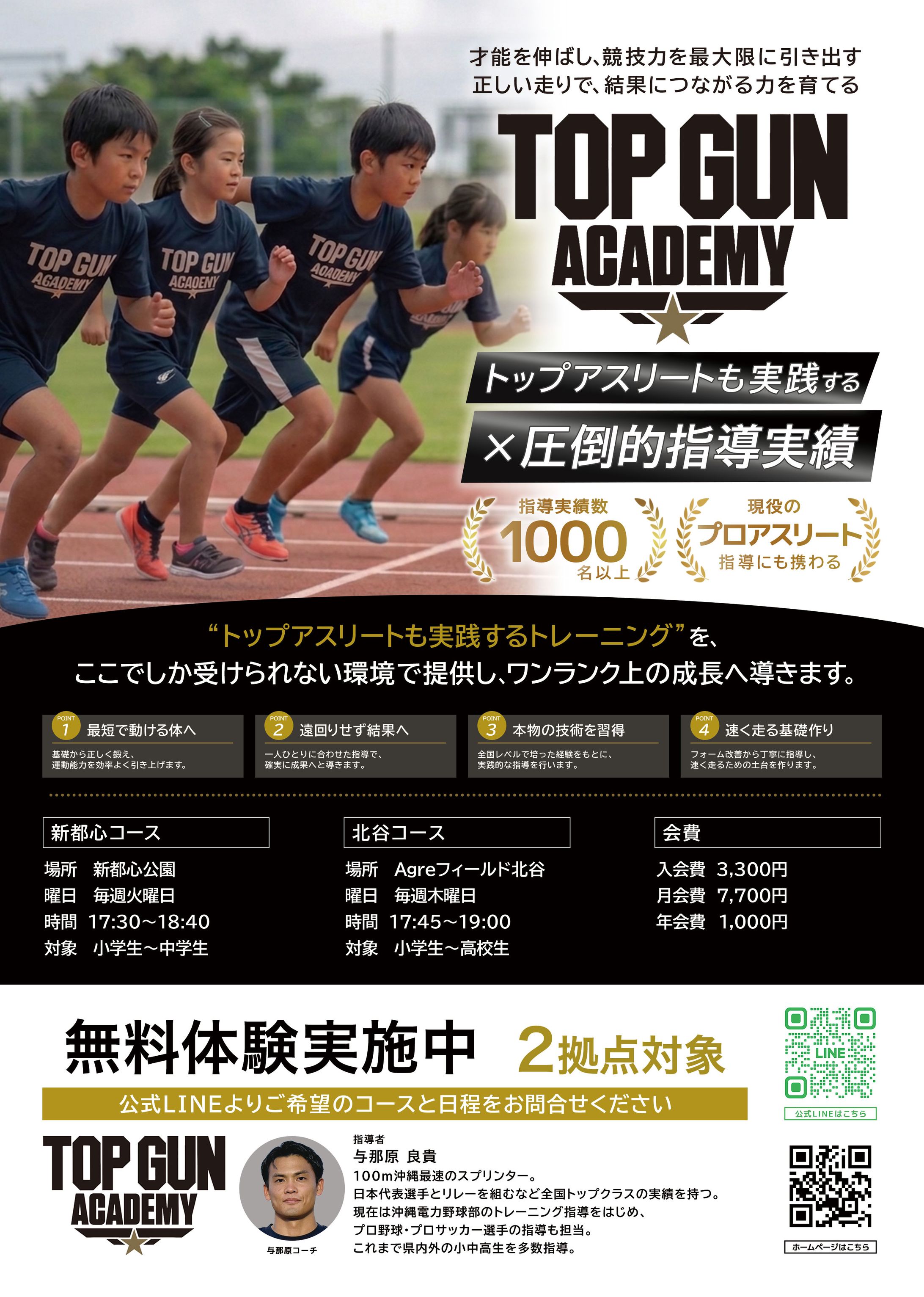 チラシデザイン｜スポーツ教室 生徒募集チラシ-1