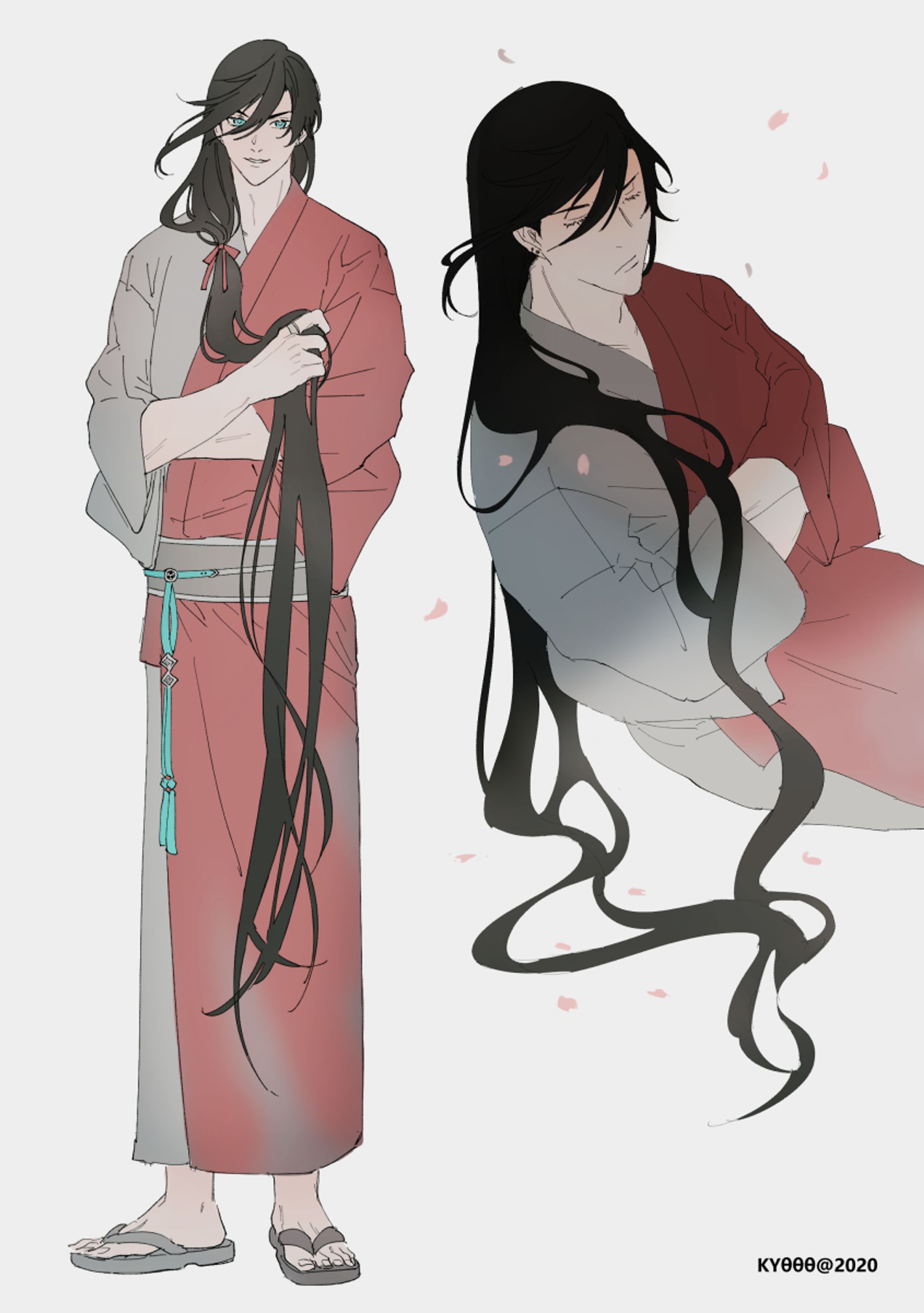 和装男性イラスト-1