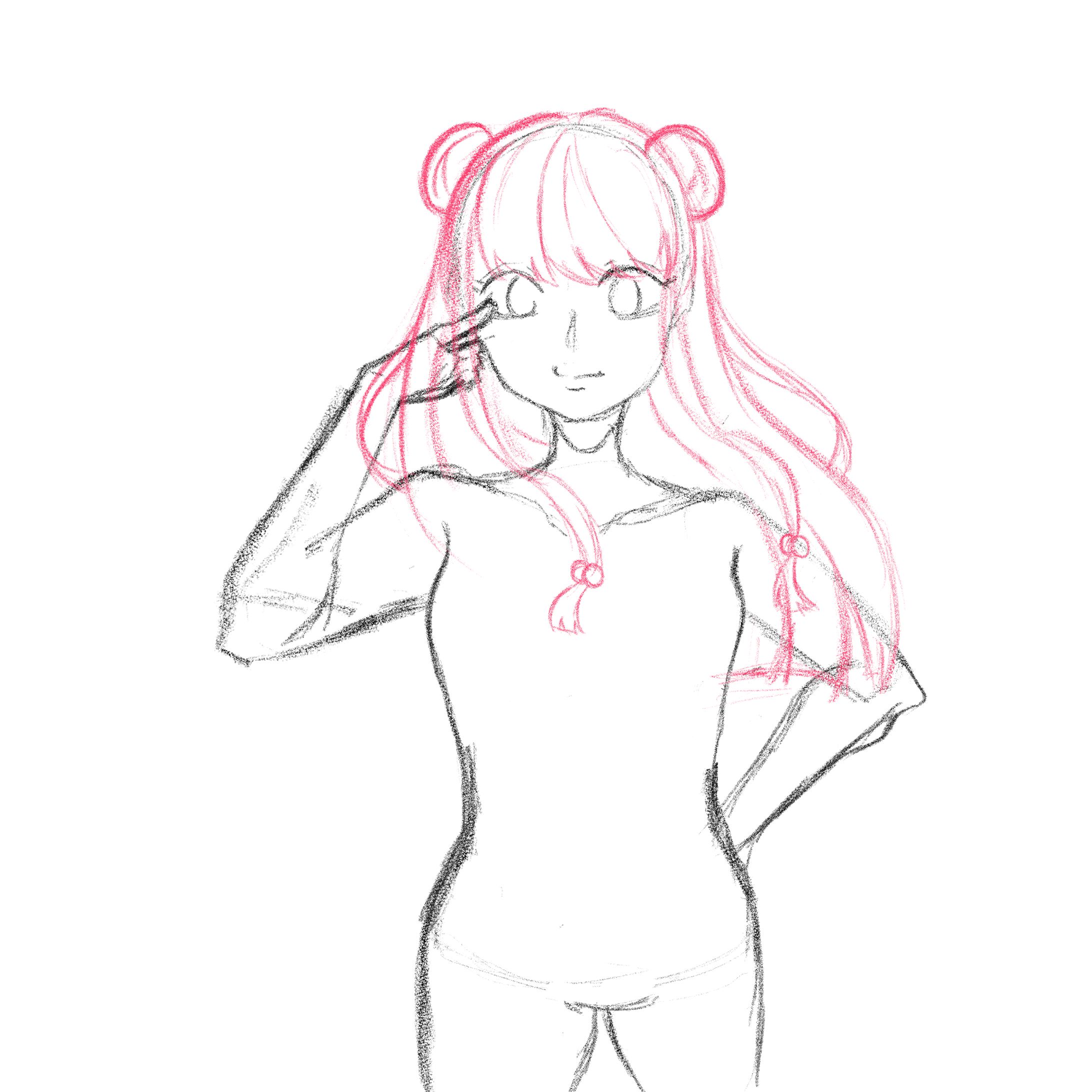 らんま1/2  シャンプー（ラフ）-1