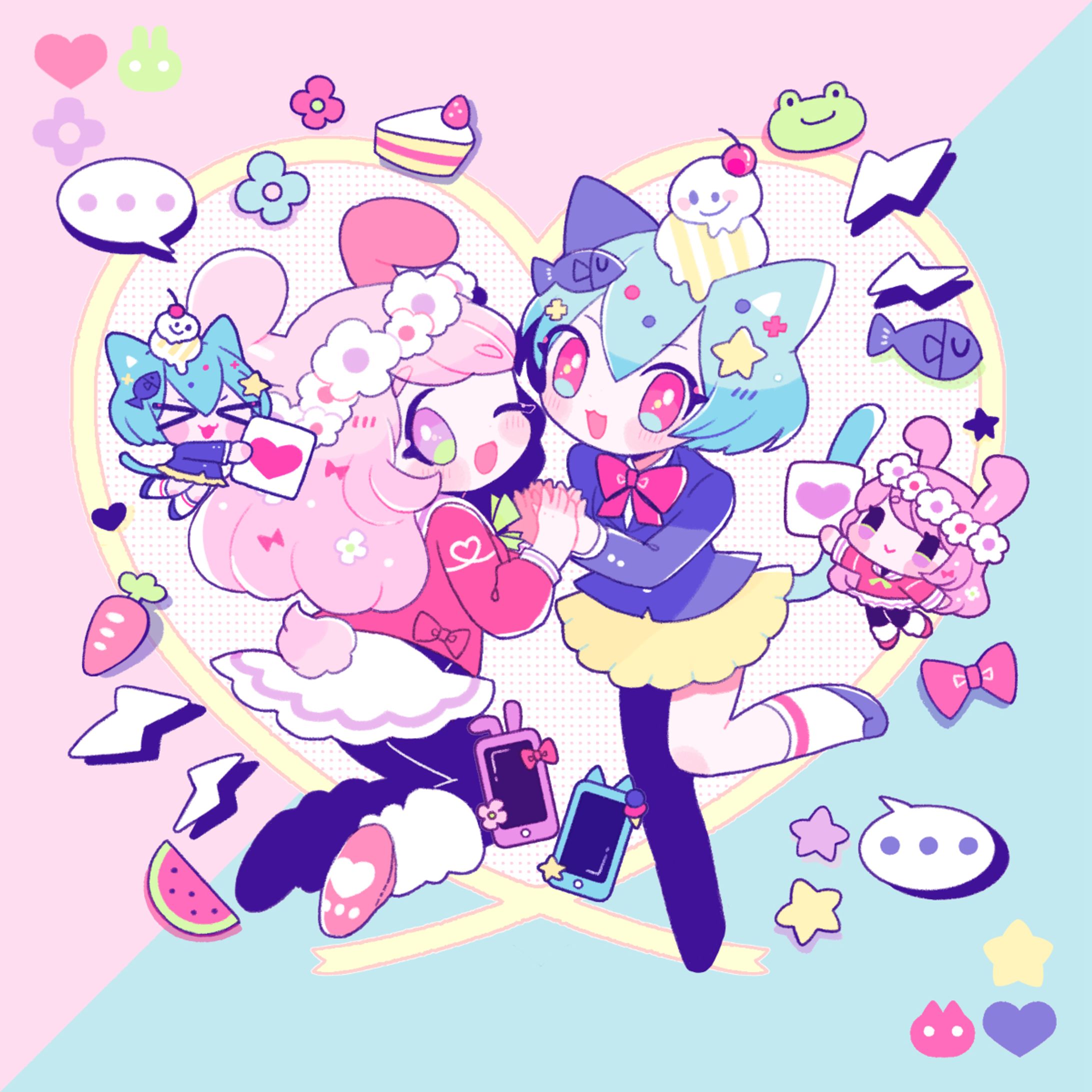 【お仕事】『あぴーる！-メンドクサイニンゲン-』CDジャケットイラスト-1